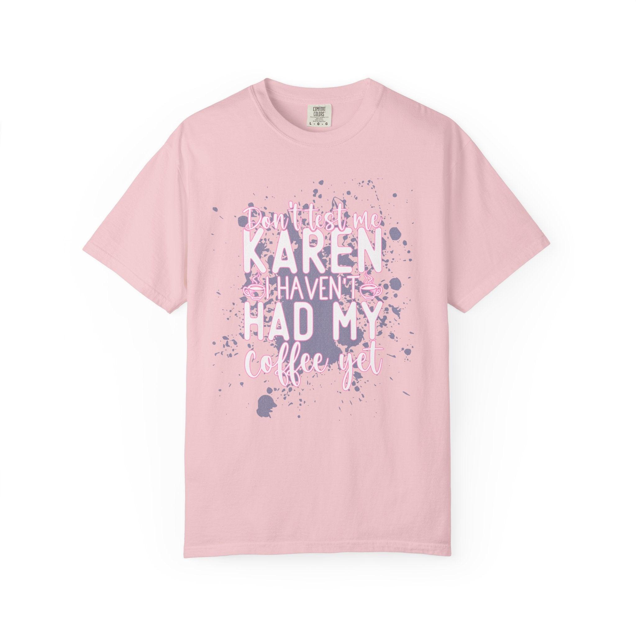 Textured Retro Karen Coffee Graphic Tee