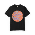 Good Things Take Time T-shirt | Textured Retro Script Circle Design