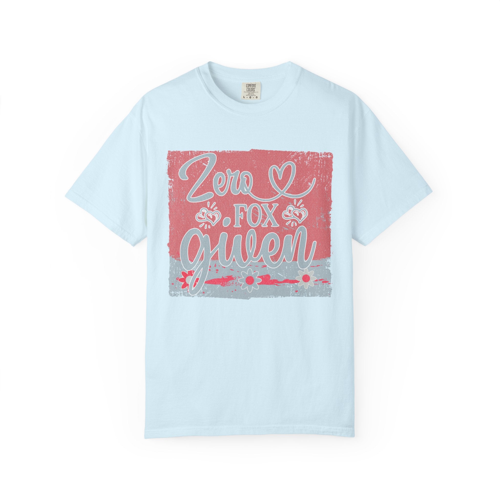 Textured Zero Fox Given T‑Shirt — Funny Retro Rose Graphic Tee