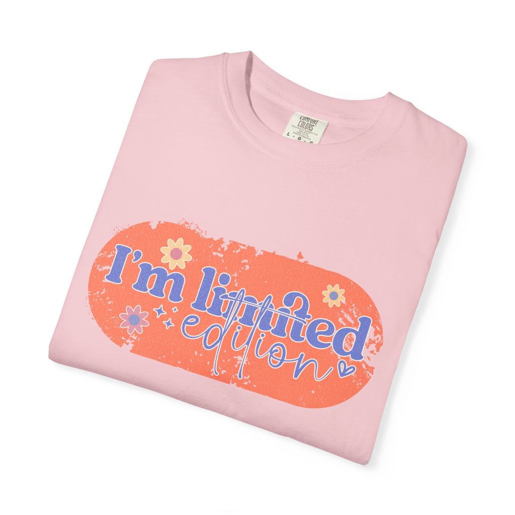 Textured I'm Limited Edition T-Shirt — Retro Floral Graphic Tee