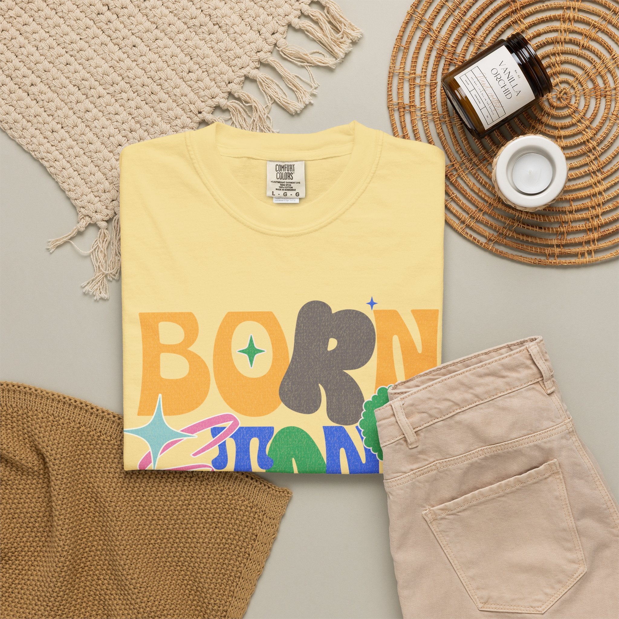 Born to Stand Out Textured T-Shirt
