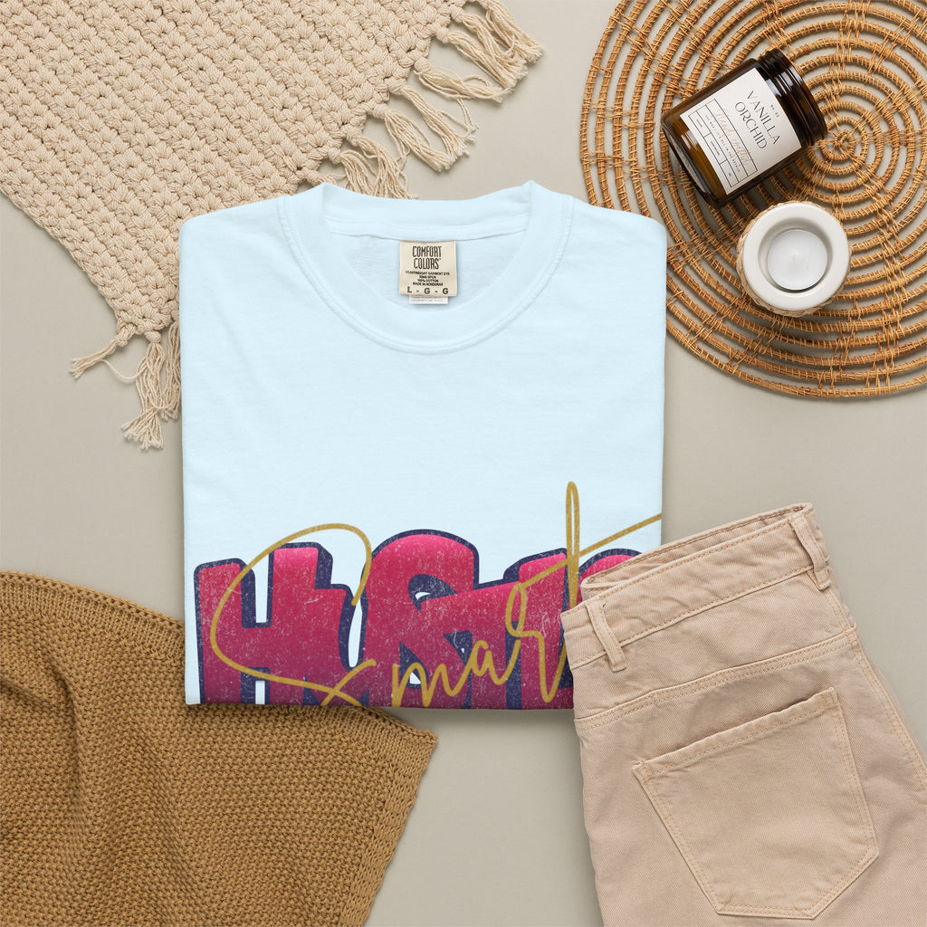 Textured Retro Hustle Smart Graphic Shirt