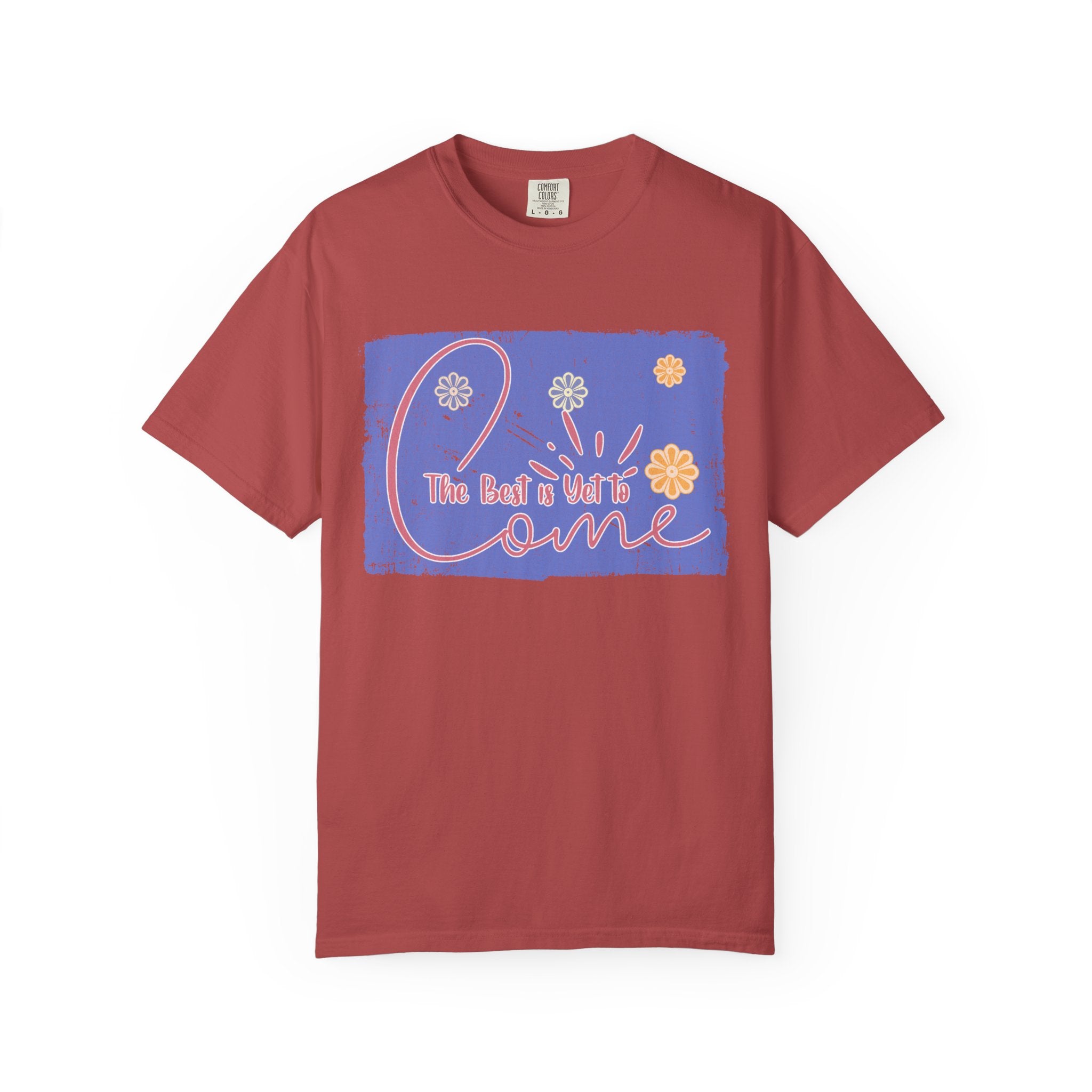 Retro Best Yet Come Tee | Textured Floral Handwritten Graphic