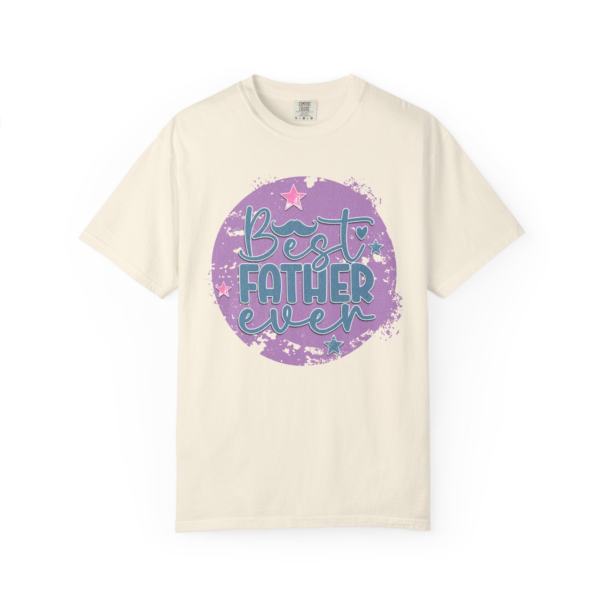 Best Father Ever Textured T-Shirt — Father’s Day Gift Tee