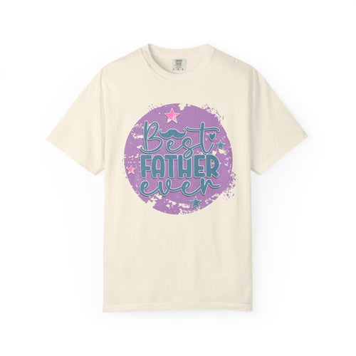 Best Father Ever Textured T-Shirt — Father’s Day Gift Tee