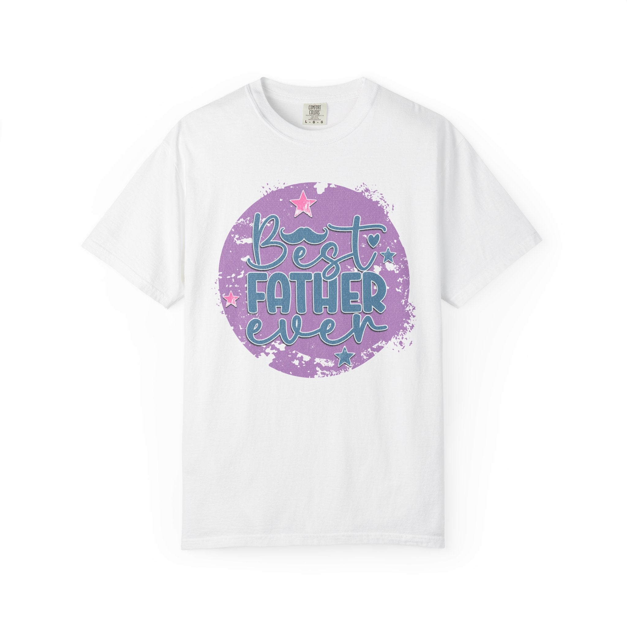 Best Father Ever Textured T-Shirt — Father’s Day Gift Tee