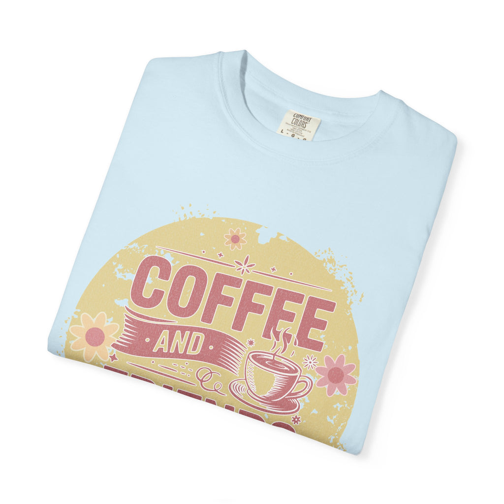 Coffee and Friends Textured T-Shirt — 'Makes the Perfect Blend' Casual Tee