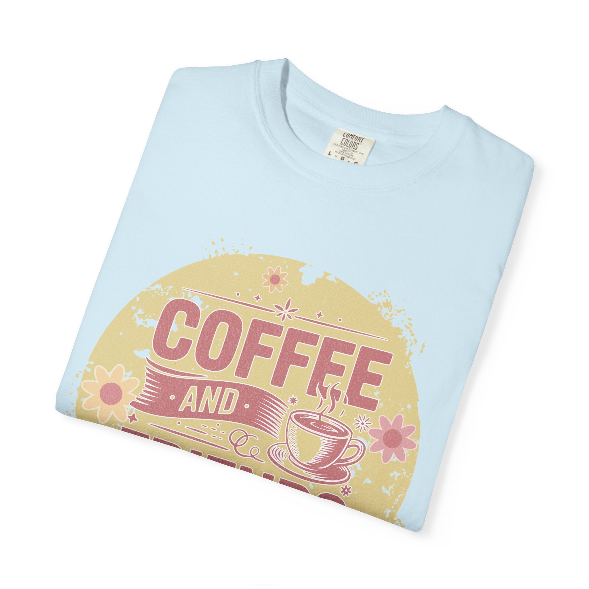 Coffee and Friends Textured T-Shirt — 'Makes the Perfect Blend' Casual Tee