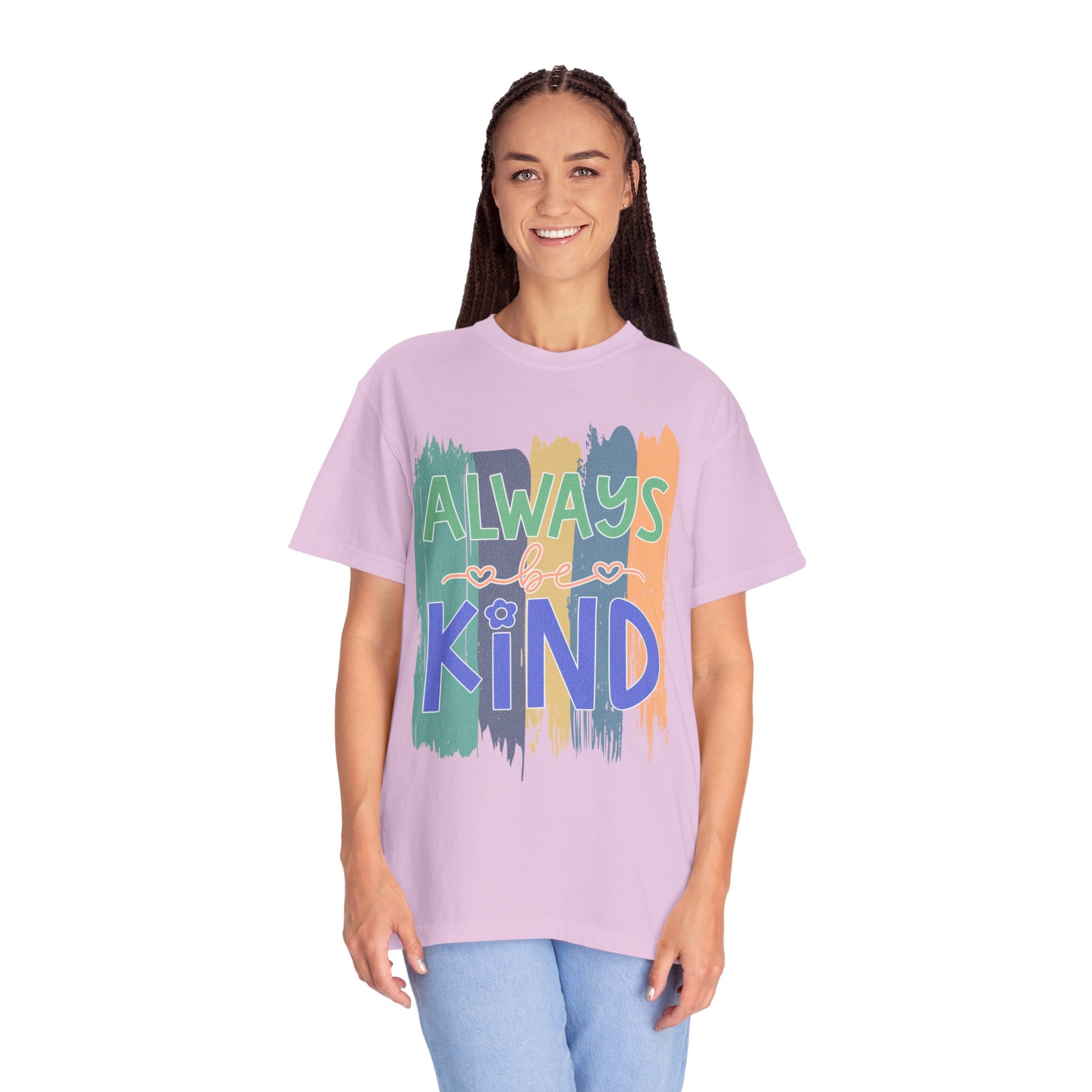 Textured Always Kind T-Shirt — Inspirational Positive Message Tee