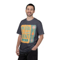 I'm Here, I'm Awake Don’t Push It Textured T-Shirt — Funny Morning Graphic Tee