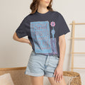 Supporter of Messy Hair & Sweatpants Textured T-Shirt