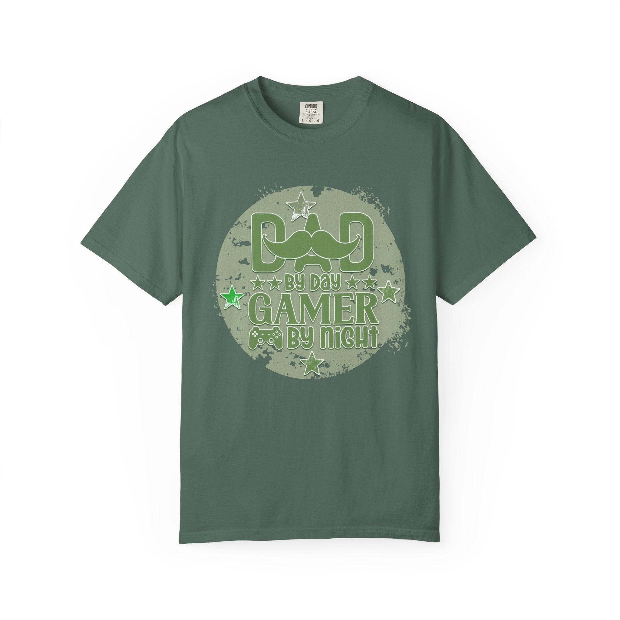 Dad By Day Gamer By Night Textured T-Shirt