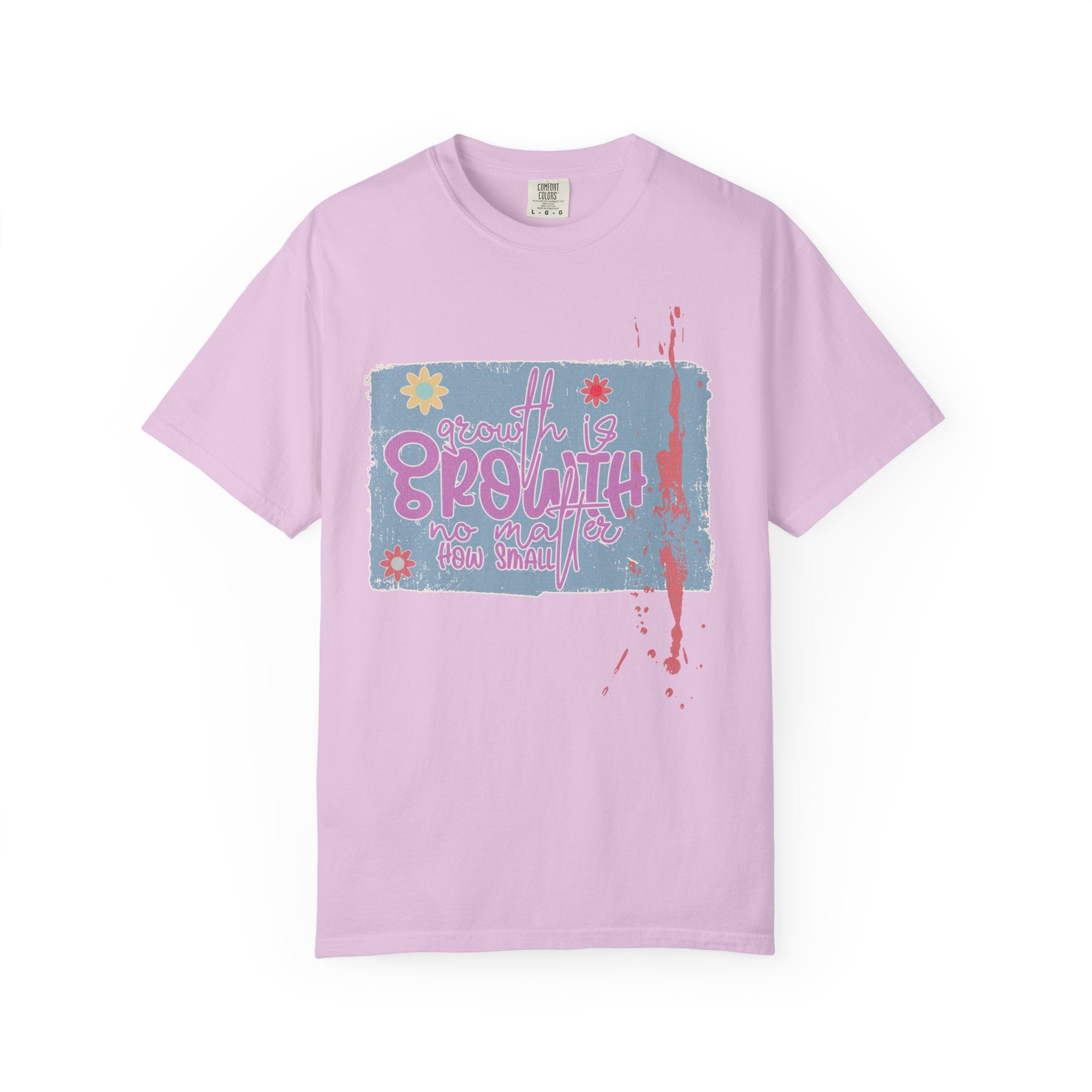 Textured Retro Growth Is Growth Tee