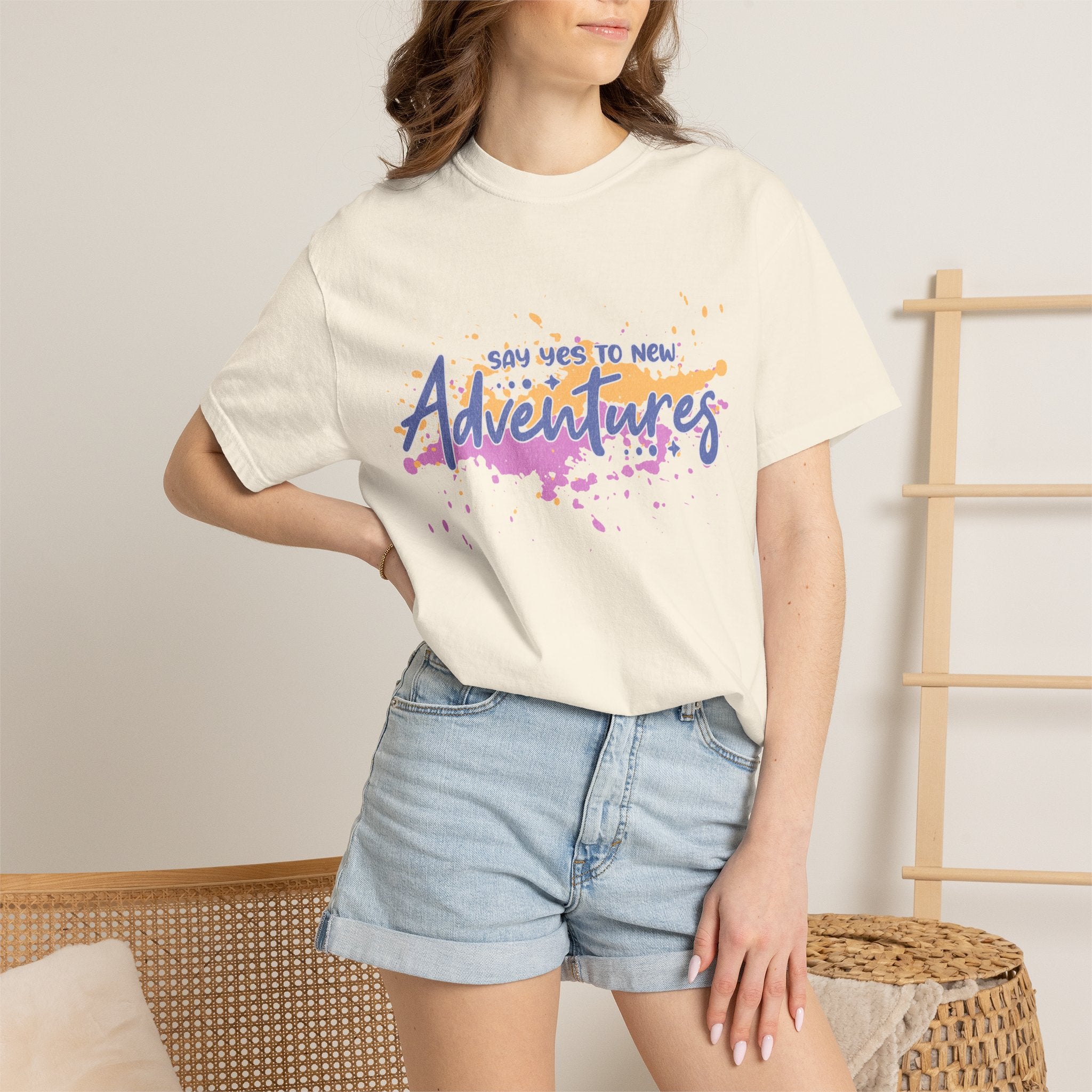 Adventure T‑Shirt – "Say Yes to New Adventures" Graphic Tee