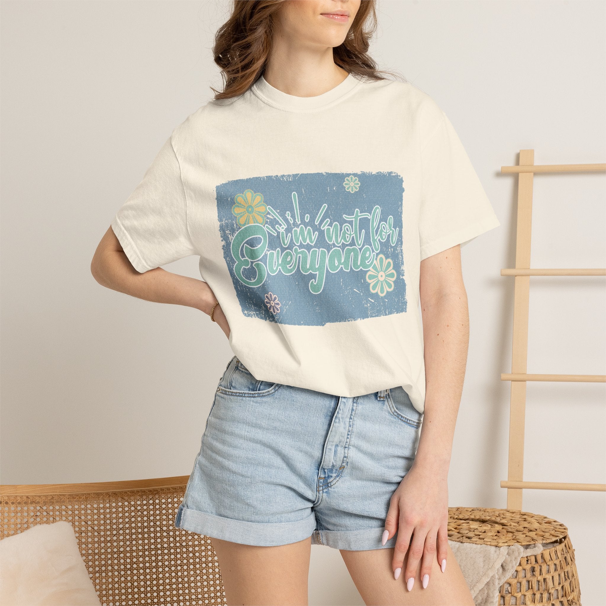 Textured Retro I'm Not For Everyone Tee