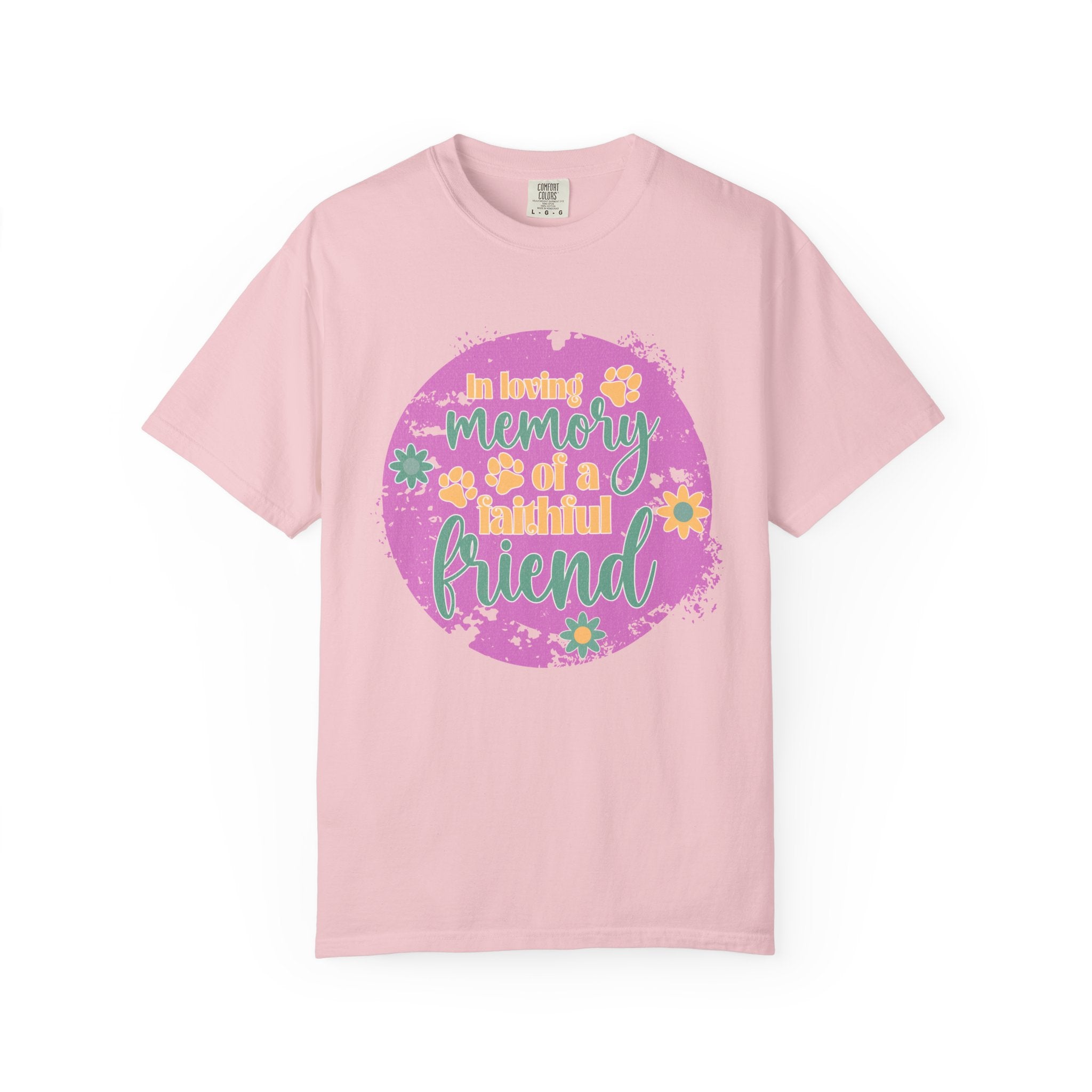Textured Retro Faithful Friend Memorial Tee