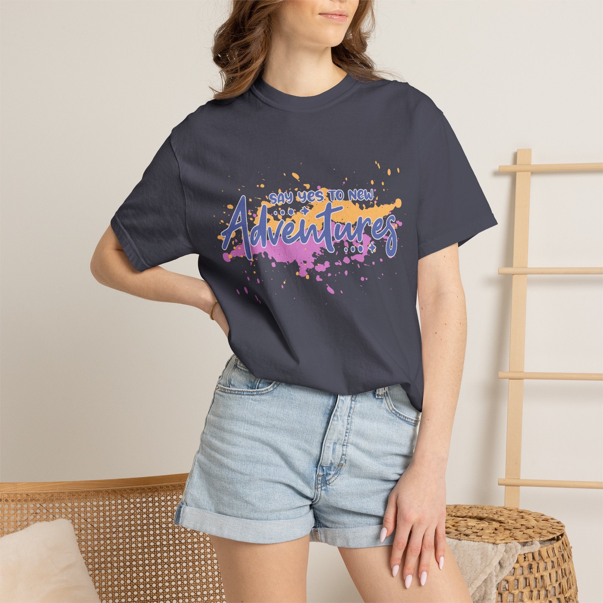 Adventure T‑Shirt – "Say Yes to New Adventures" Graphic Tee