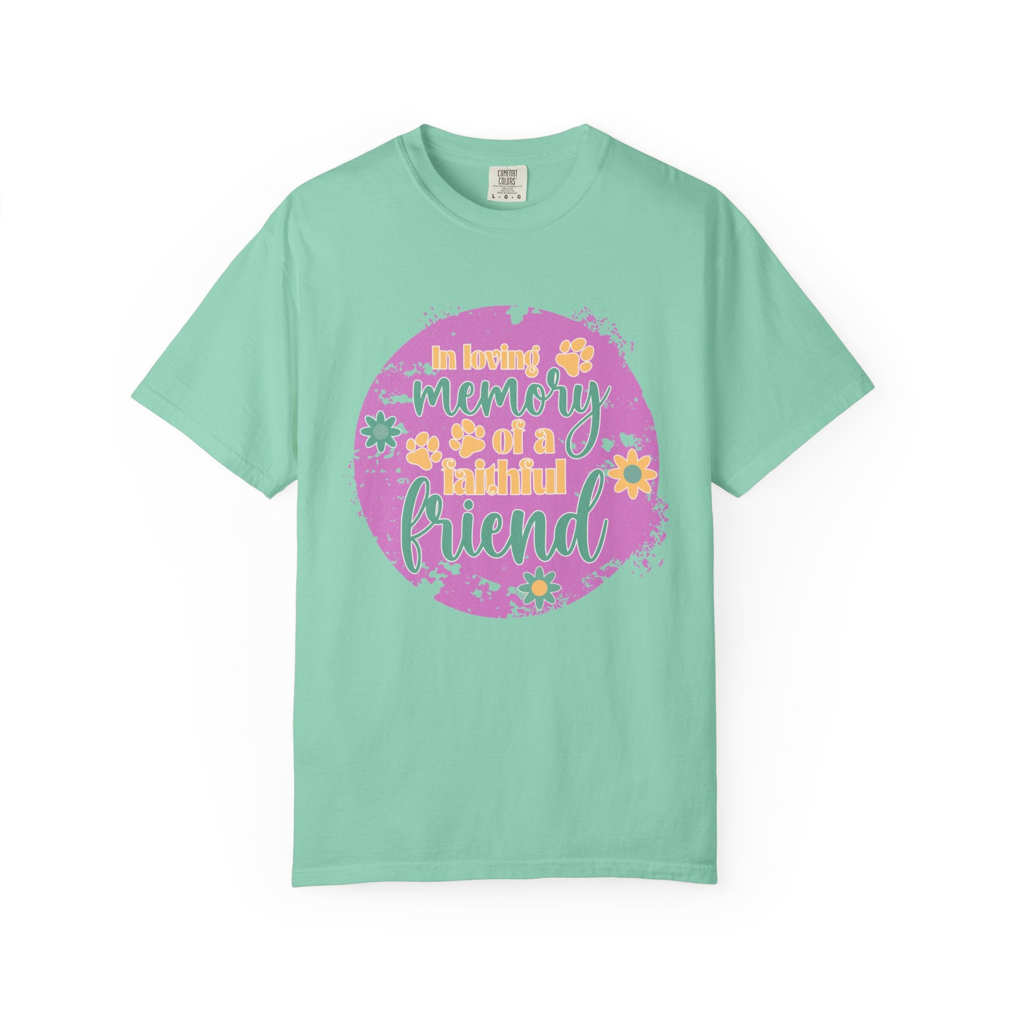 Textured Retro Faithful Friend Memorial Tee