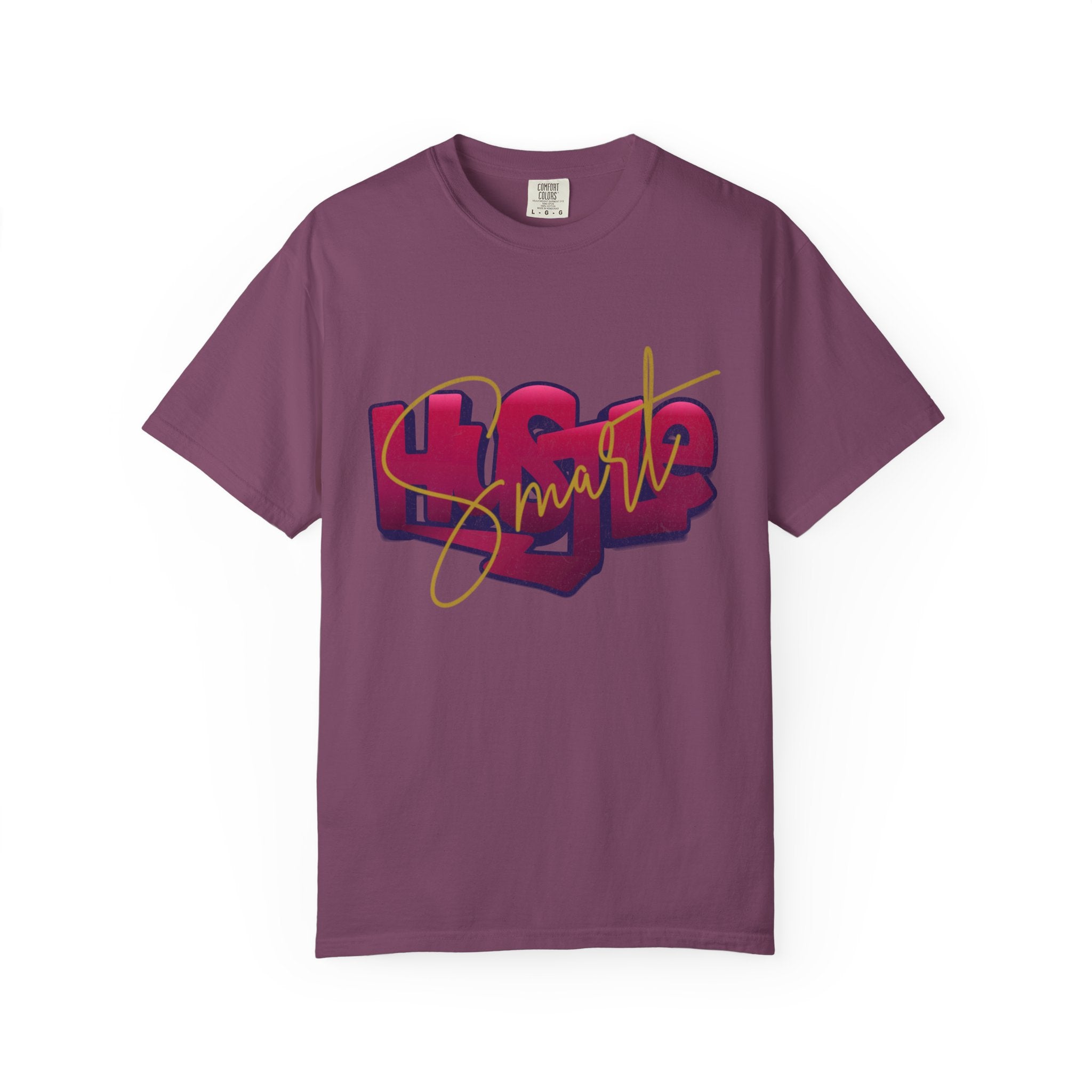 Textured Retro Hustle Smart Graphic Shirt