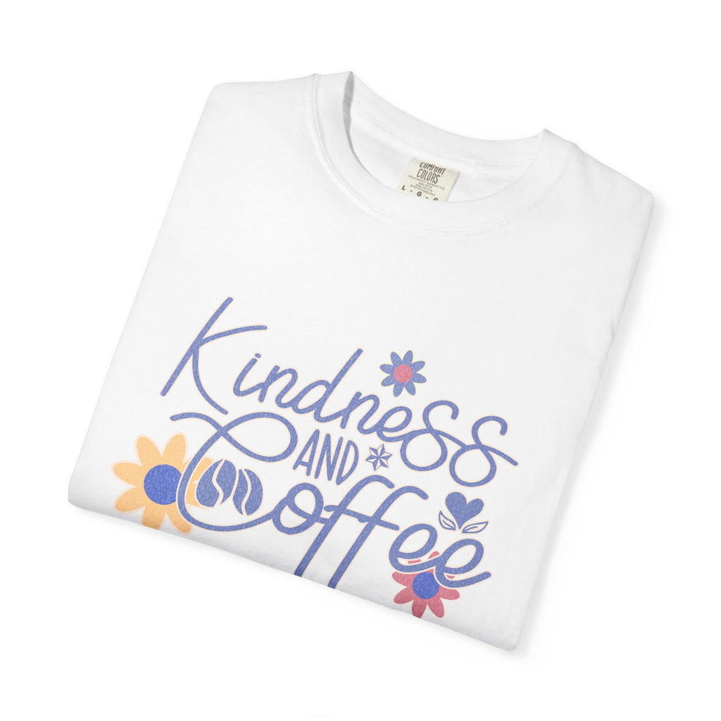 Textured Kindness and Coffee T-Shirt