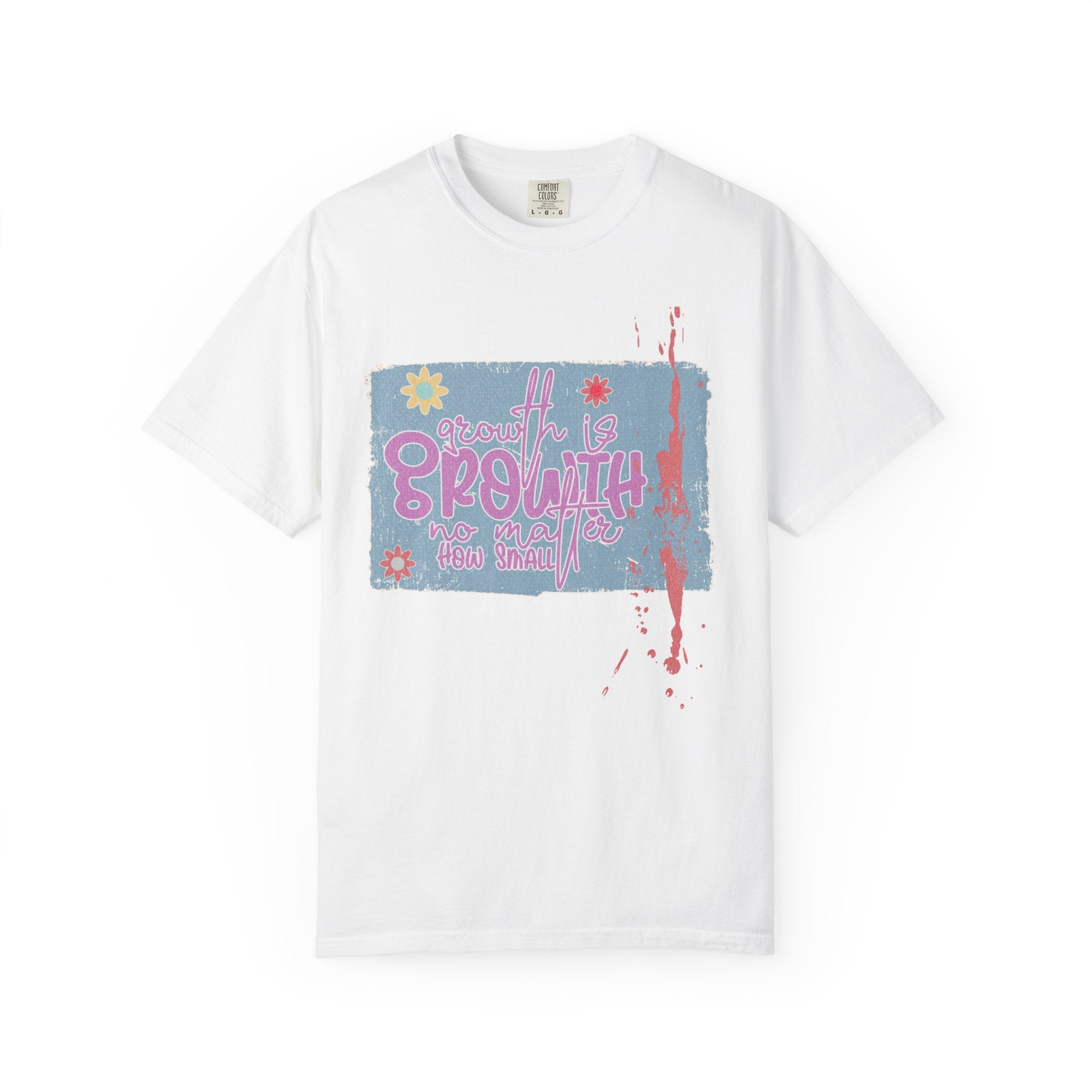 Textured Retro Growth Is Growth Tee