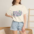 Textured Kind Soul T-Shirt — Retro Pastel Graphic Tee
