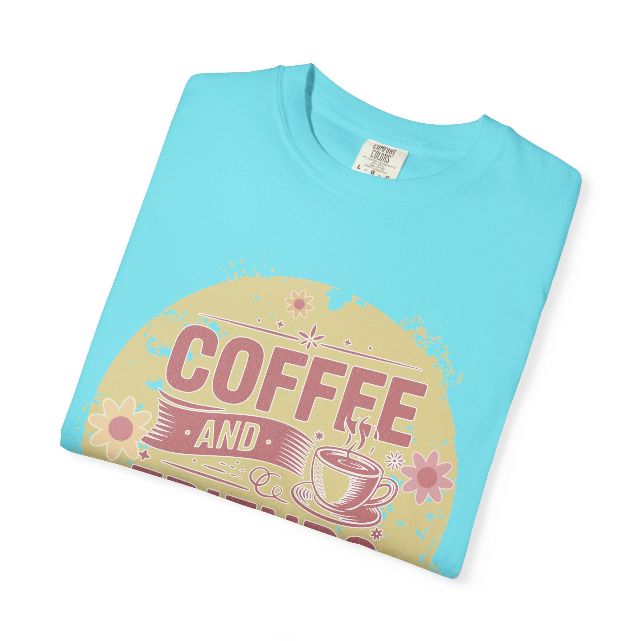 Coffee and Friends Textured T-Shirt — 'Makes the Perfect Blend' Casual Tee