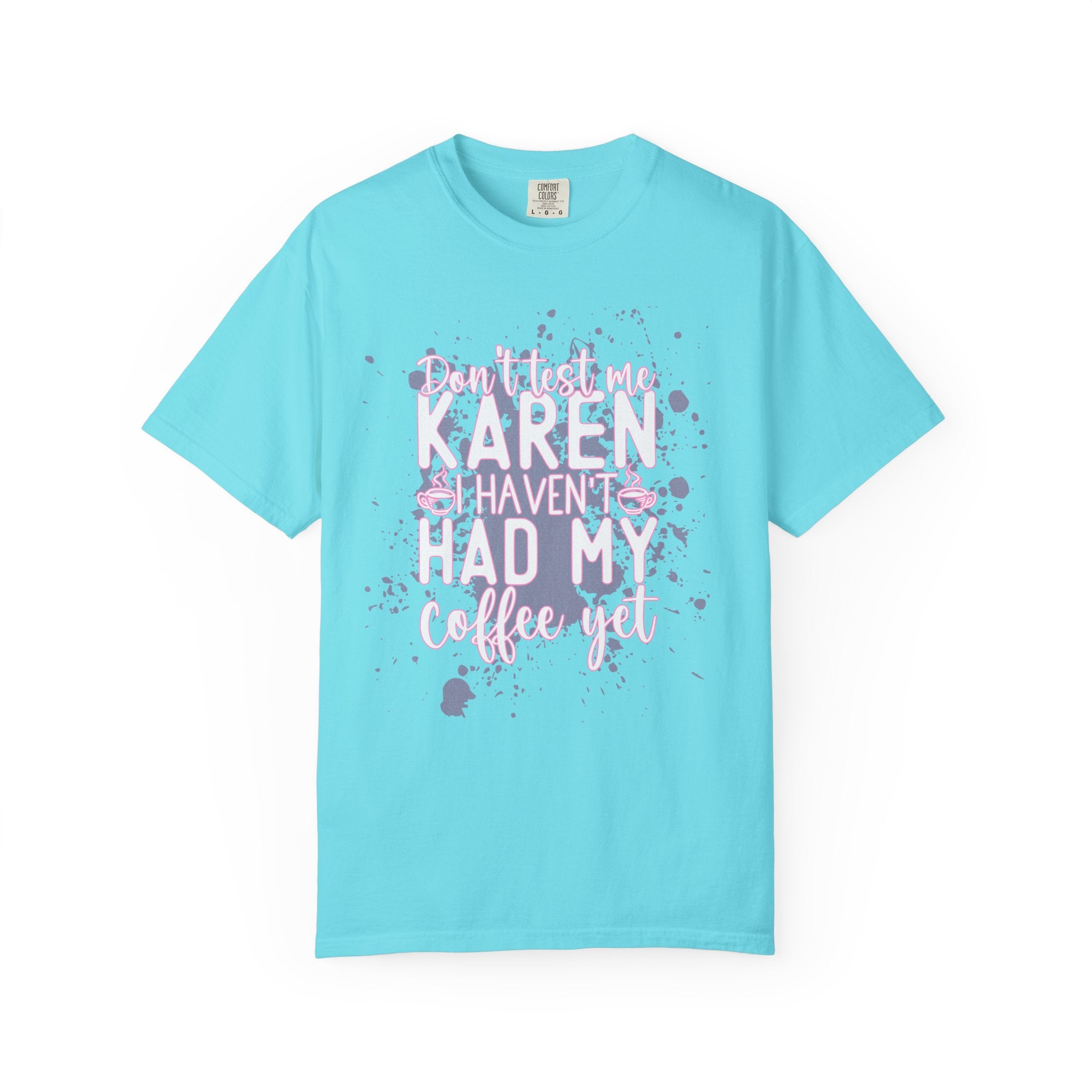 Textured Retro Karen Coffee Graphic Tee