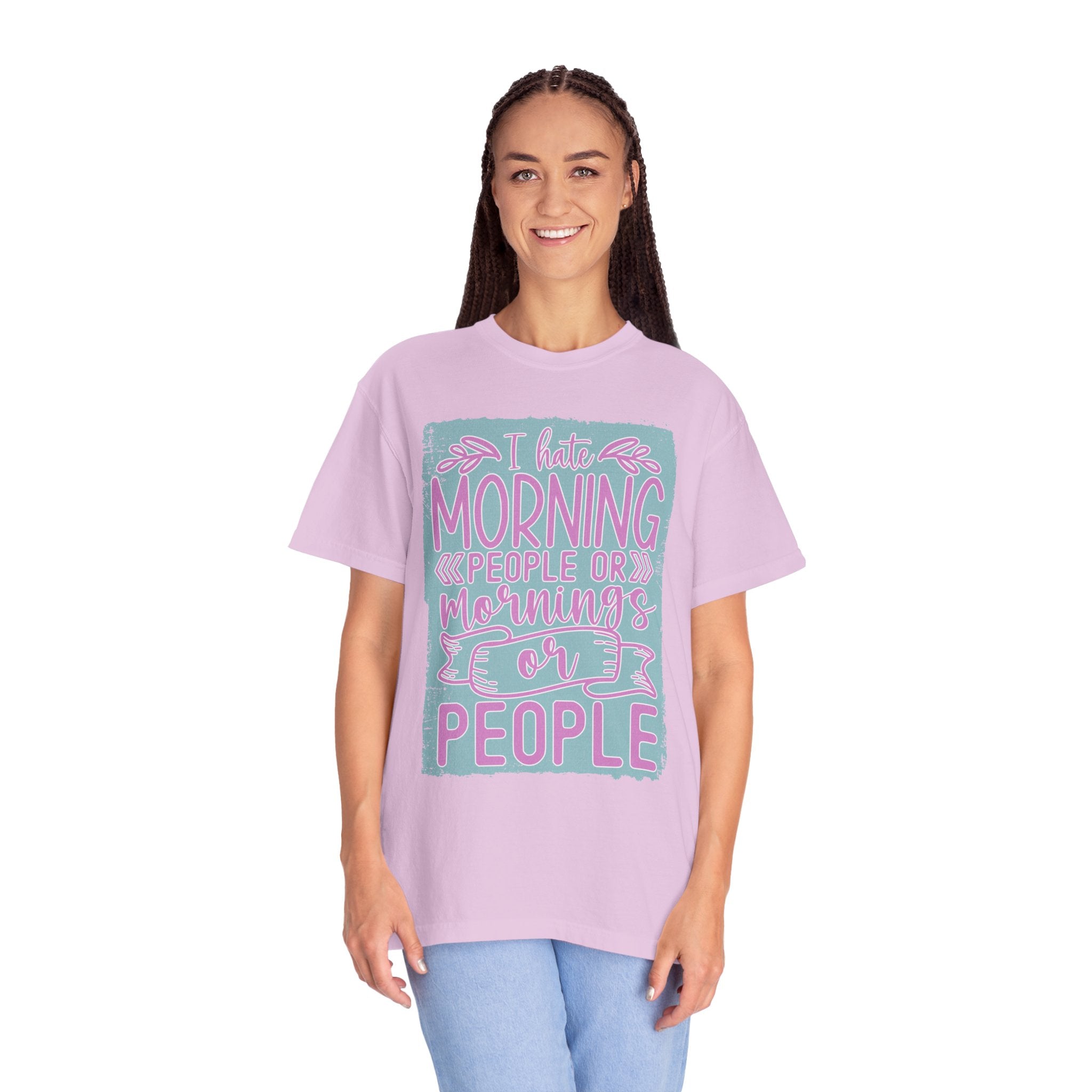 Textured Morning People Or Mornings For People T-Shirt