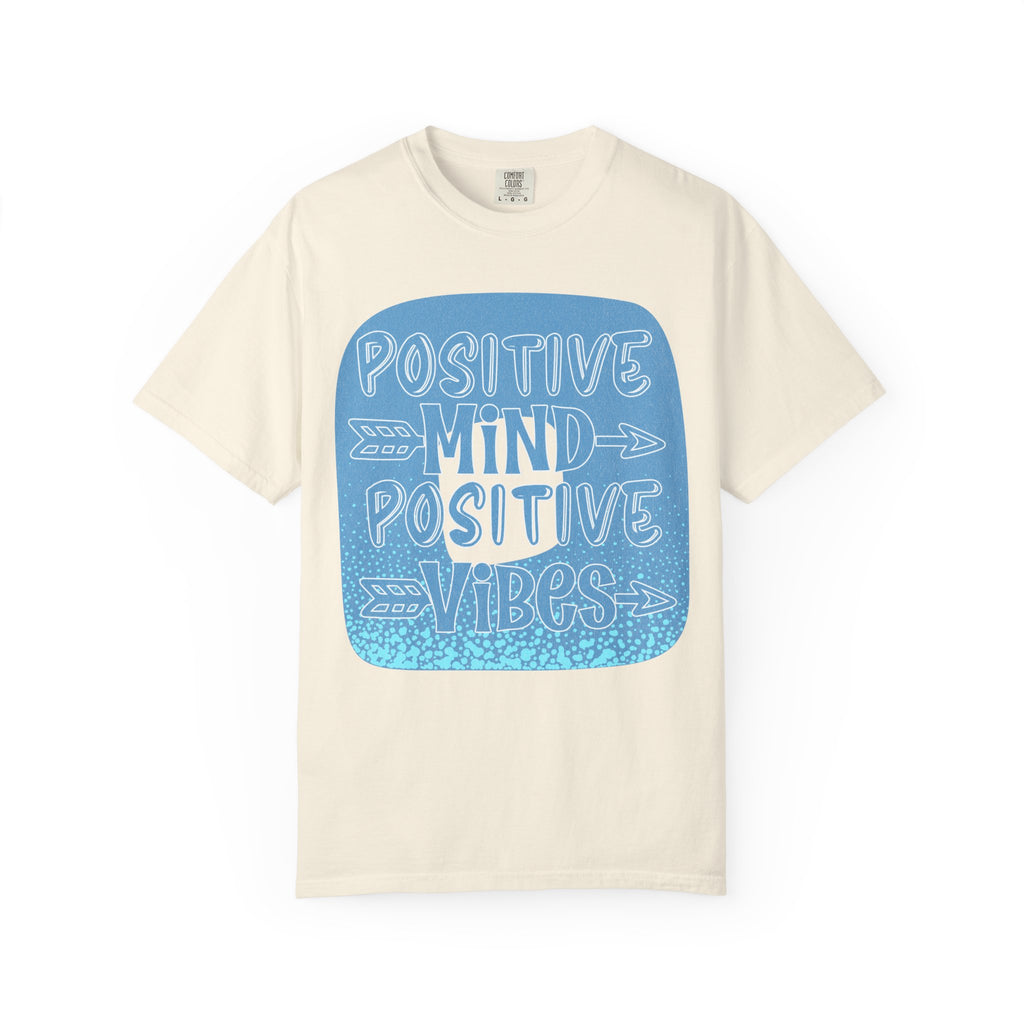 Positive Mind Positive Vibes Textured T-Shirt
