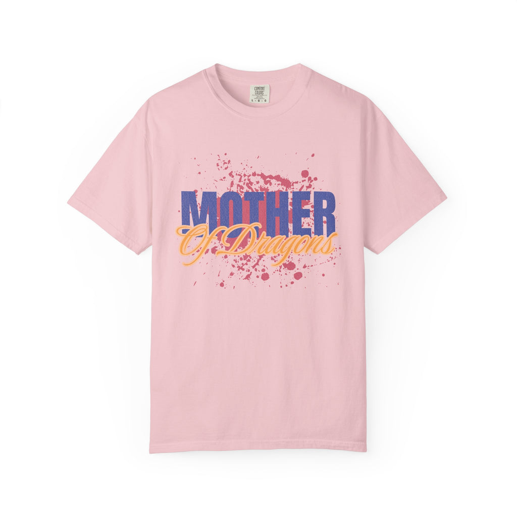 Mother of Dragons Textured T-Shirt — Bold Fantasy Tribute Tee
