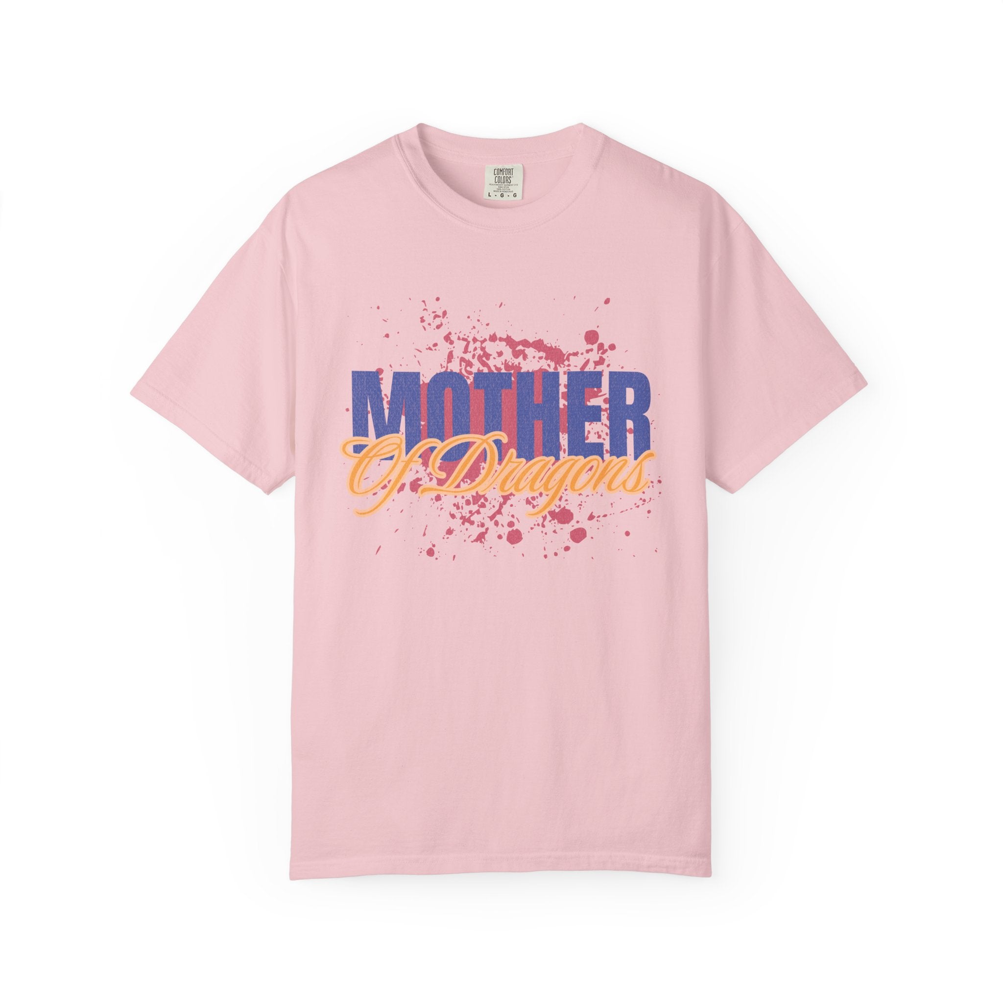 Mother of Dragons Textured T-Shirt — Bold Fantasy Tribute Tee
