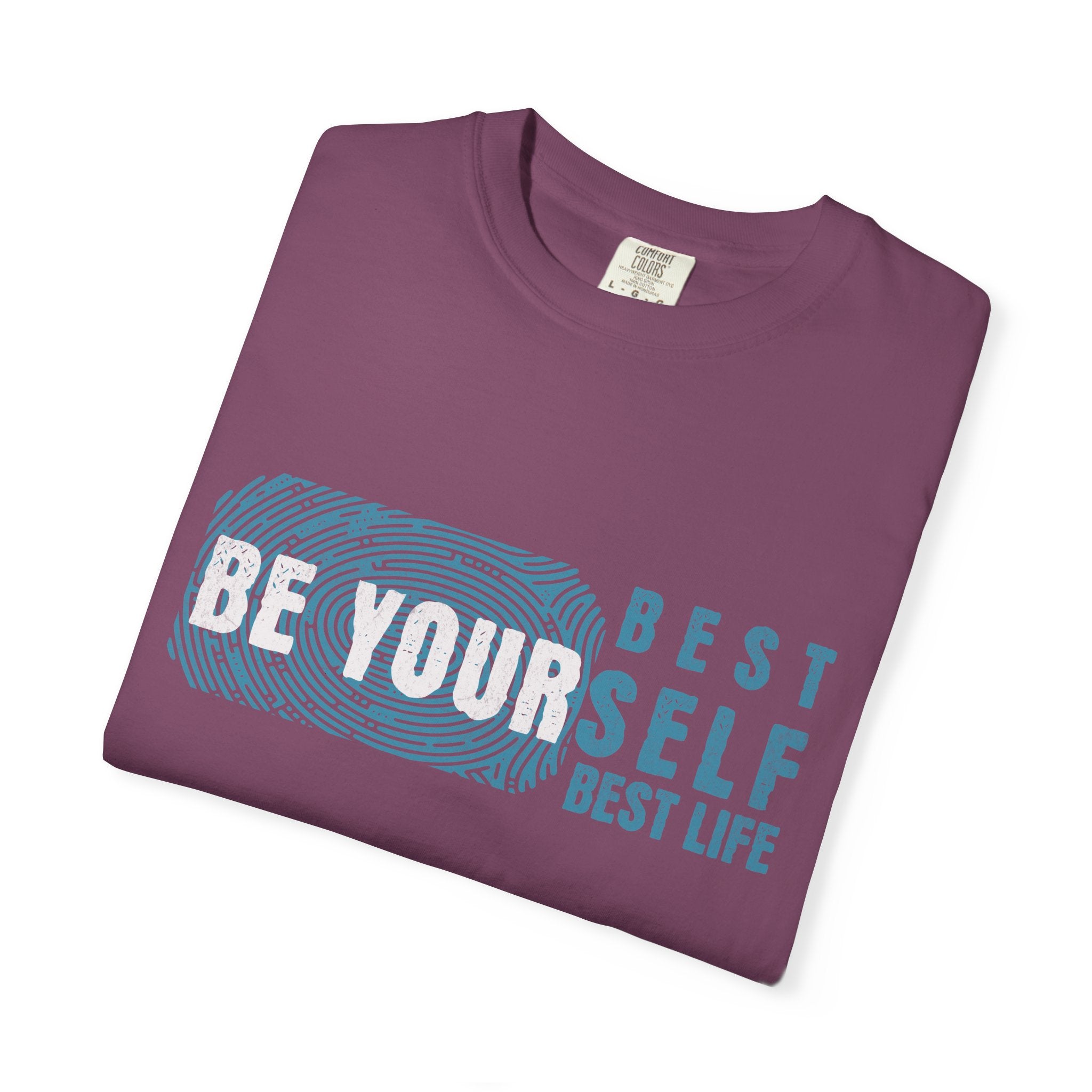 Textured Be Yourself Best Life T-Shirt
