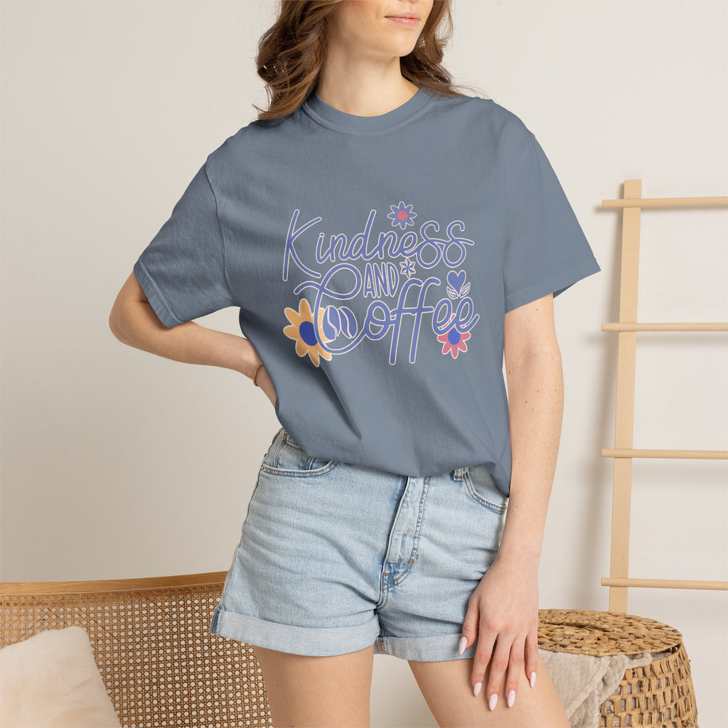 Textured Kindness and Coffee T-Shirt