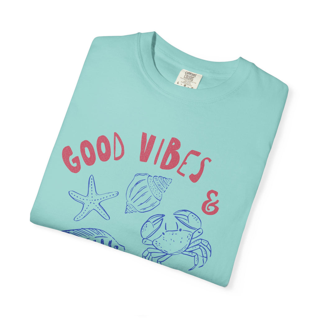 Good Vibes & Ocean Tides Textured Tee
