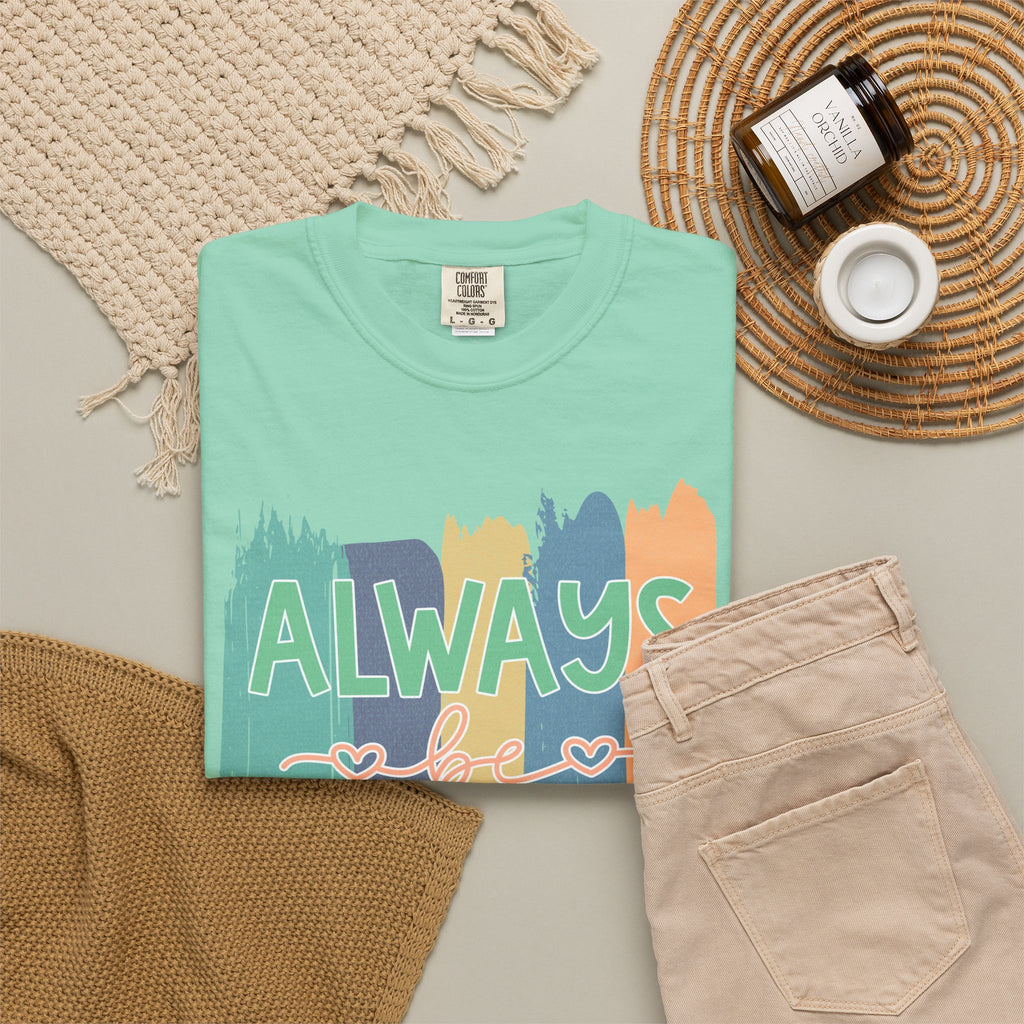 Textured Always Kind T-Shirt — Inspirational Positive Message Tee