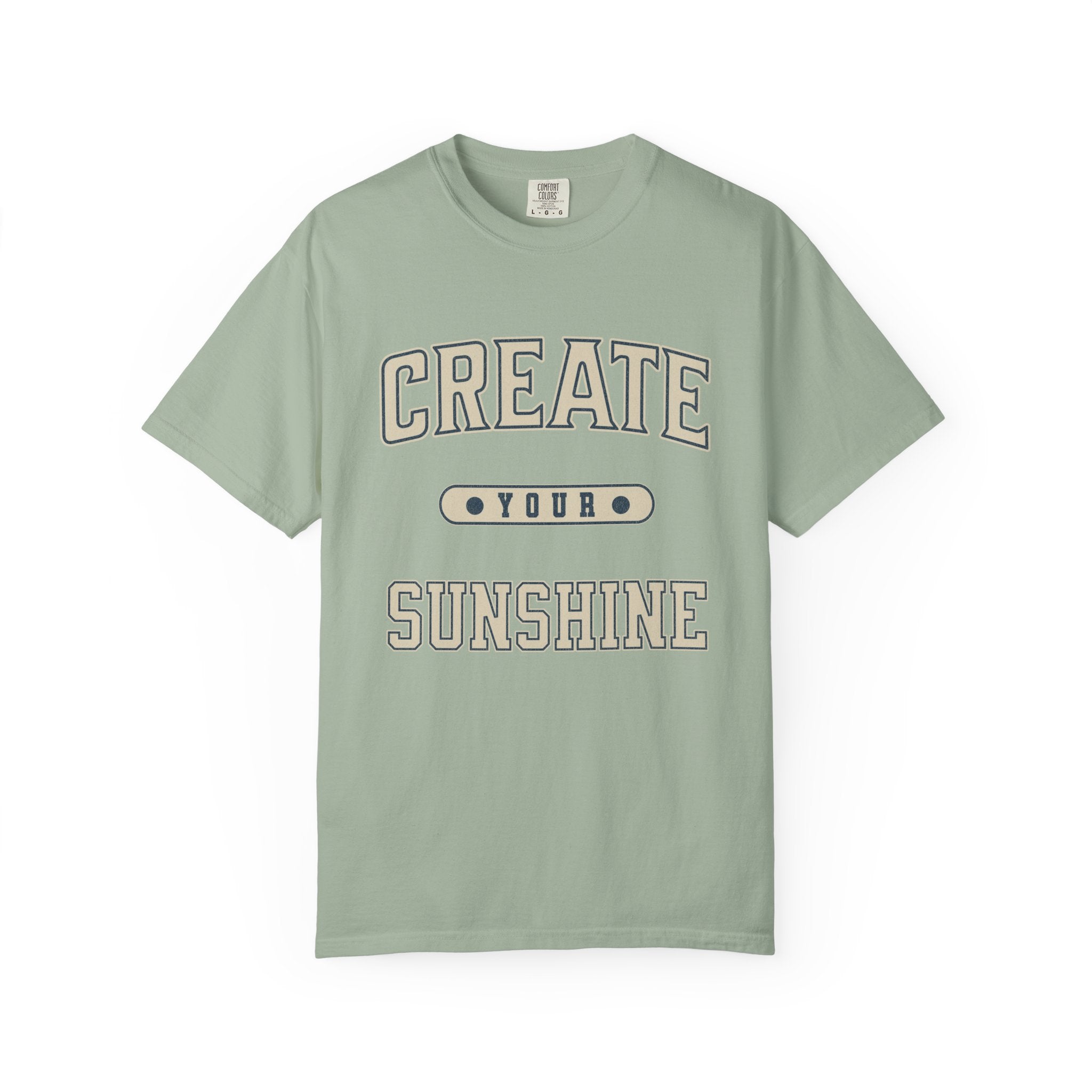 Textured Collegiate Create Your Sunshine Tee Unisex Garment-Dyed T-shirt