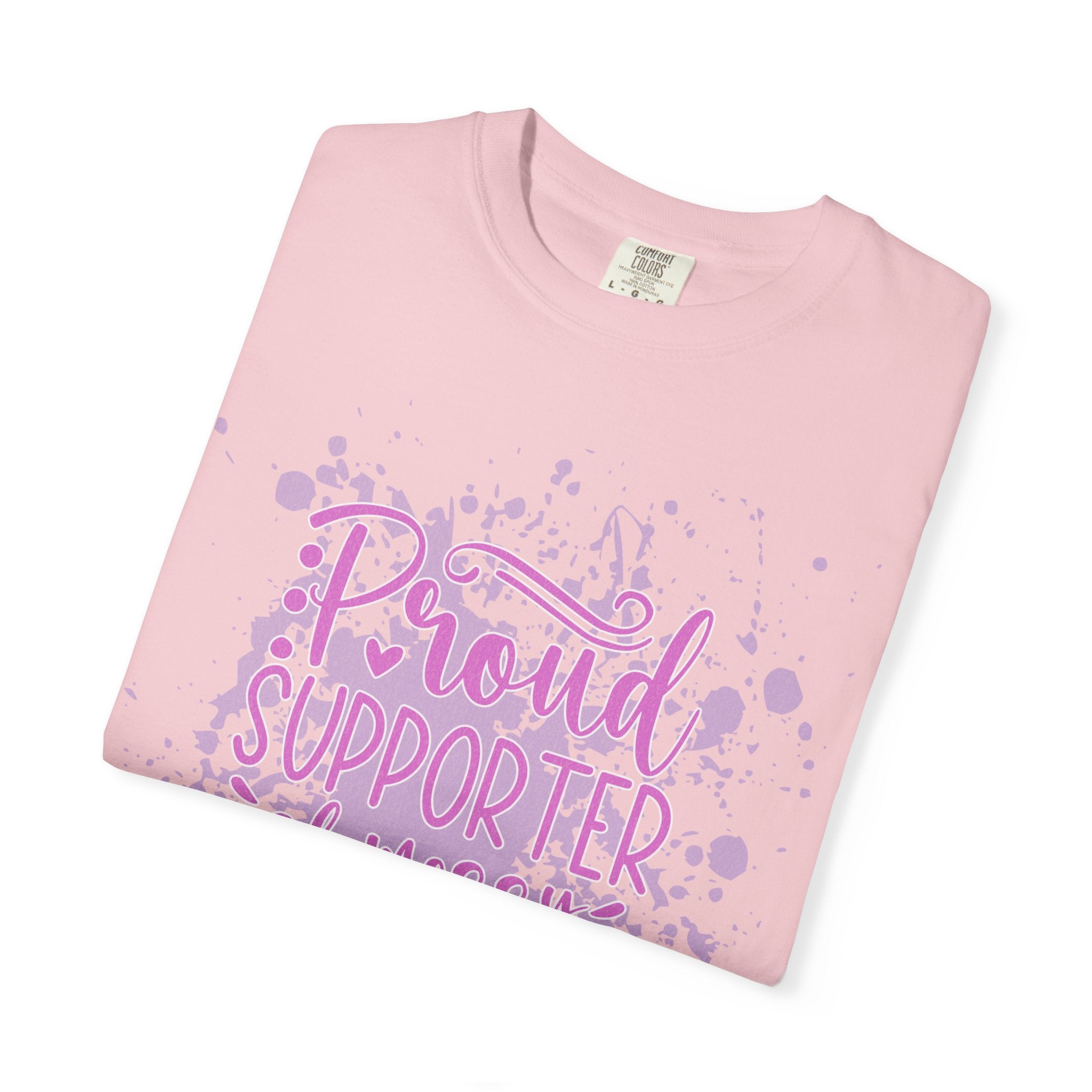 Textured Proud Supporter of Messy Hair and Sweatpants T-Shirt