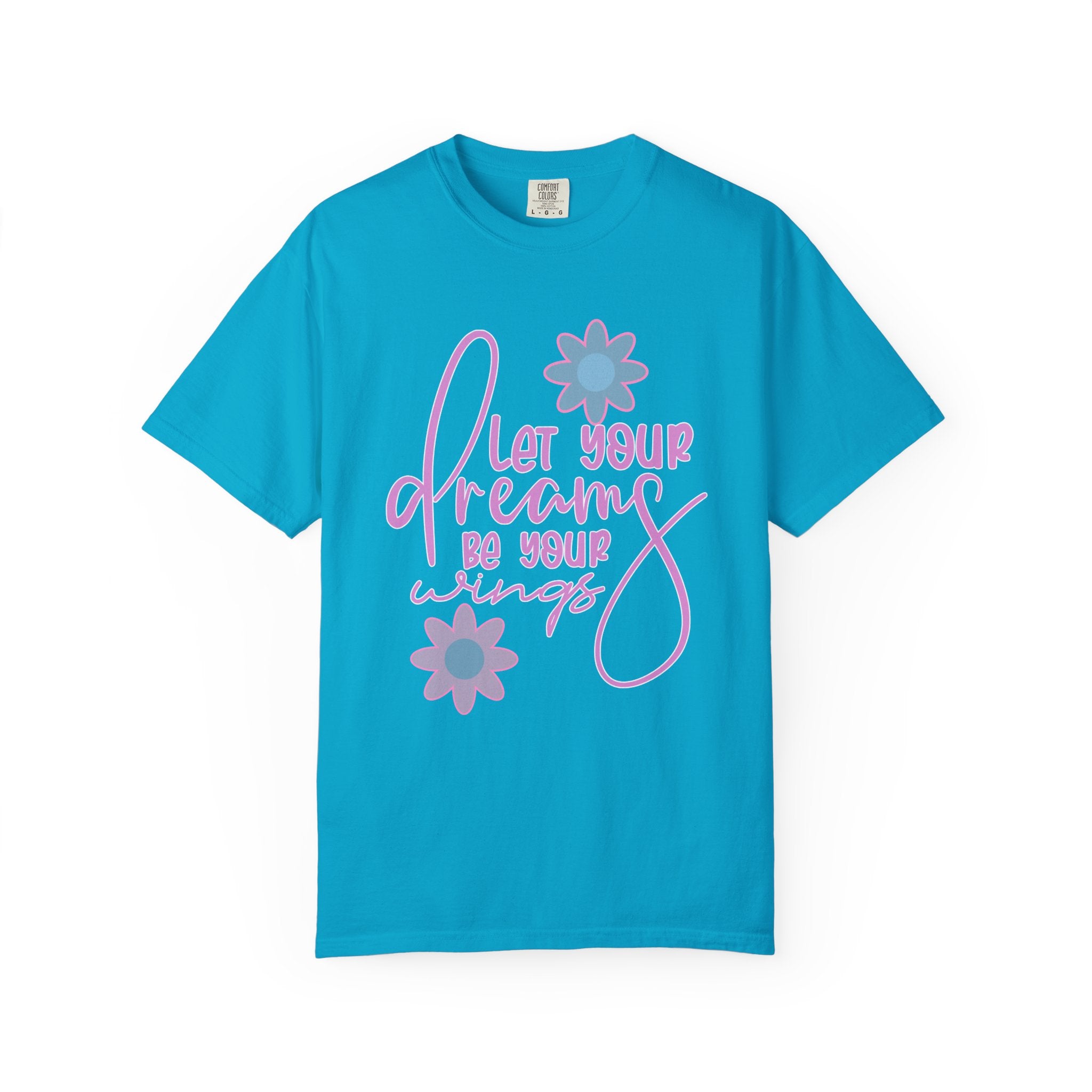 Textured Let Your Dreams Be Your Wings T-Shirt