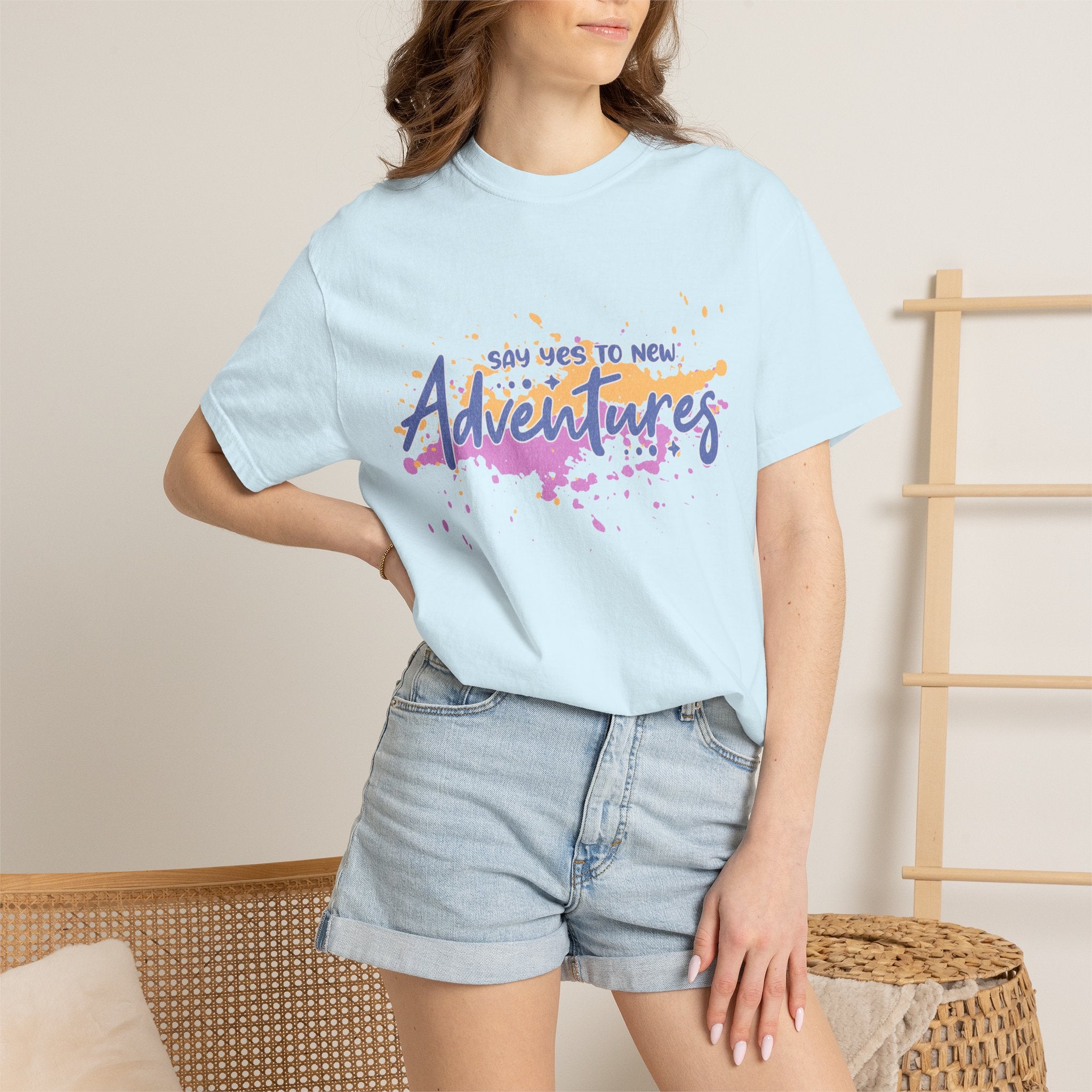 Adventure T‑Shirt – "Say Yes to New Adventures" Graphic Tee