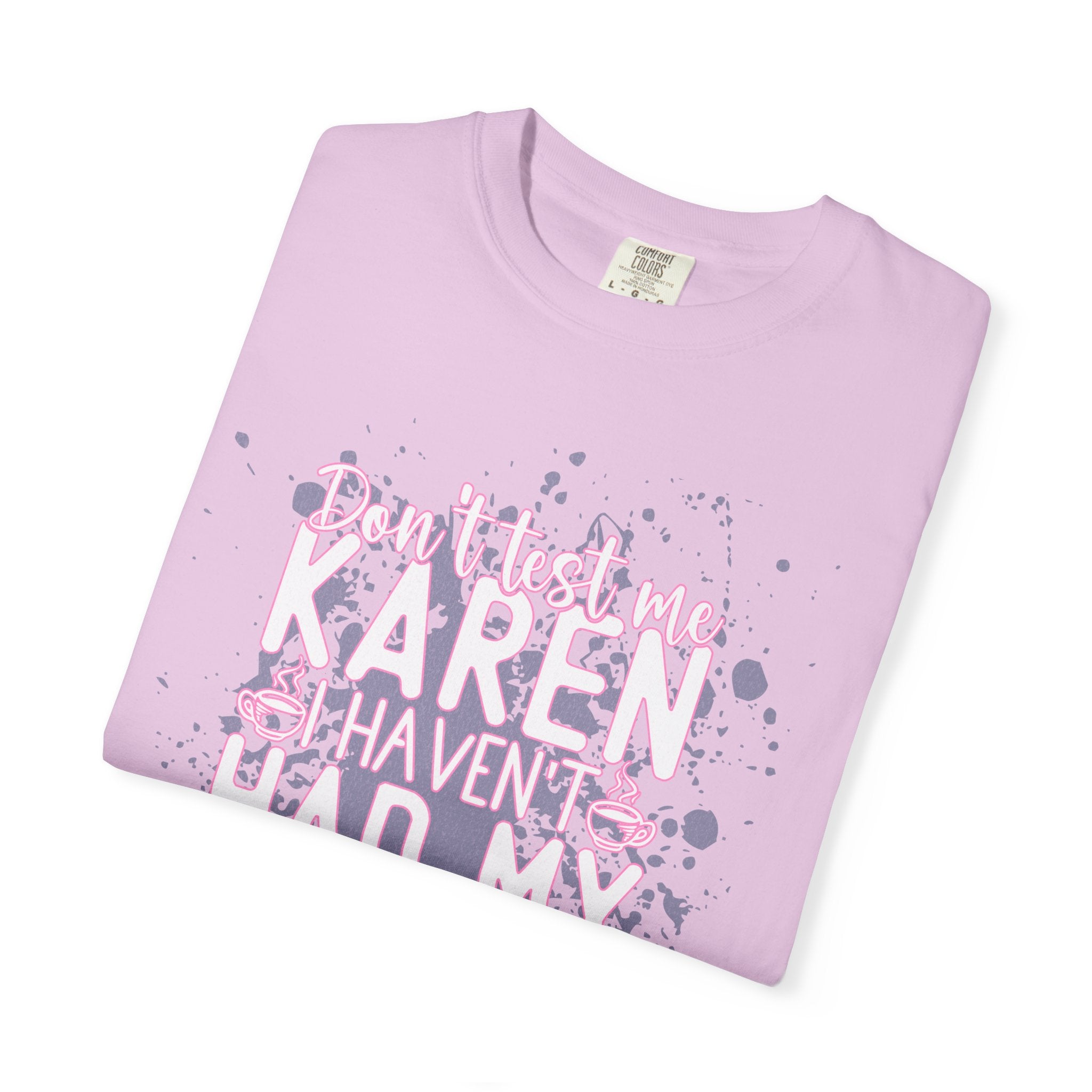 Textured Retro Karen Coffee Graphic Tee