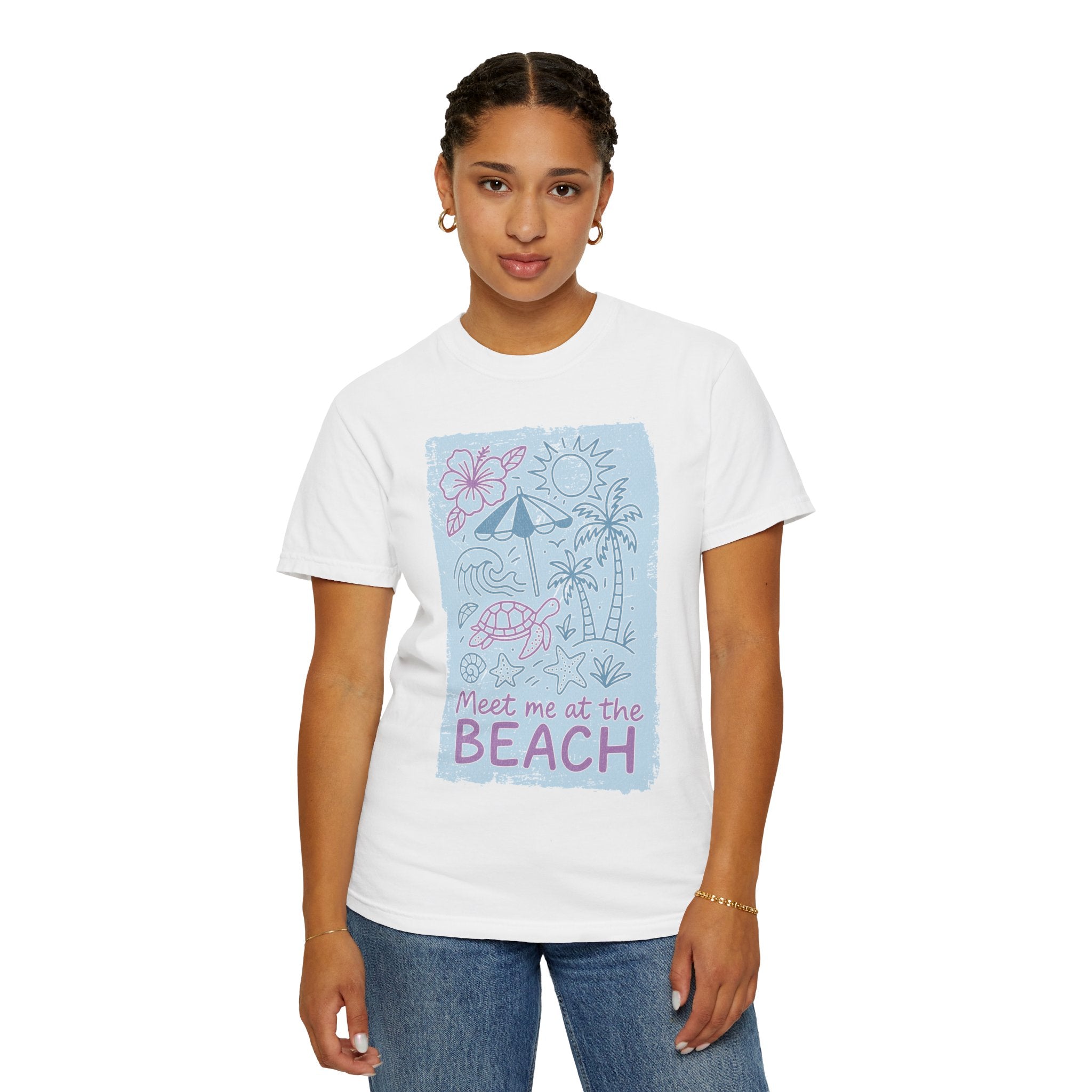 Meet Me at the Beach Textured T-Shirt