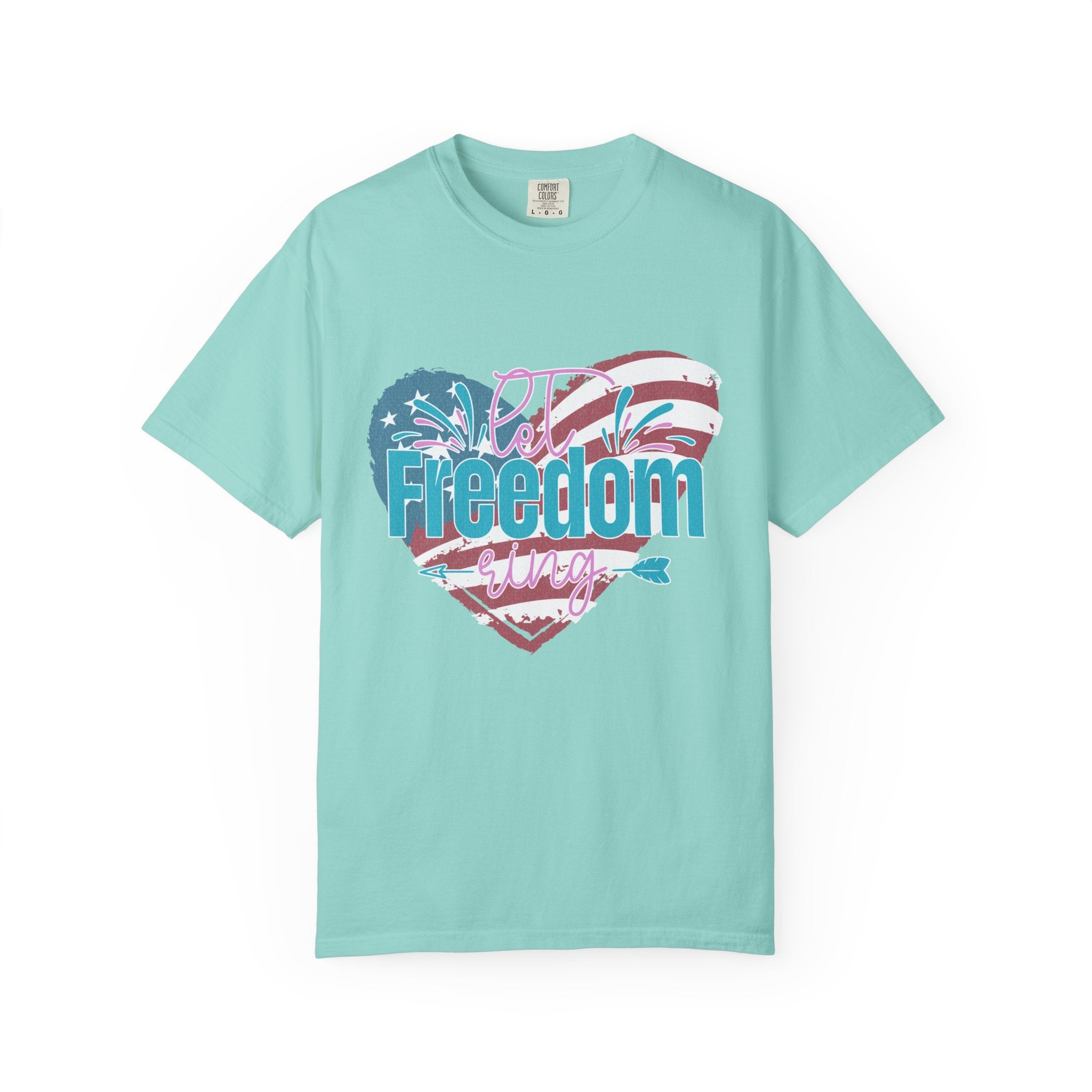 Let Freedom Ring Patriotic  Textured Shirt