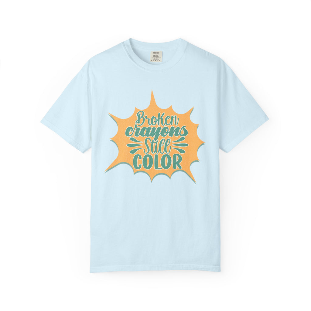 Broken Crayons Still Color Textured T-Shirt
