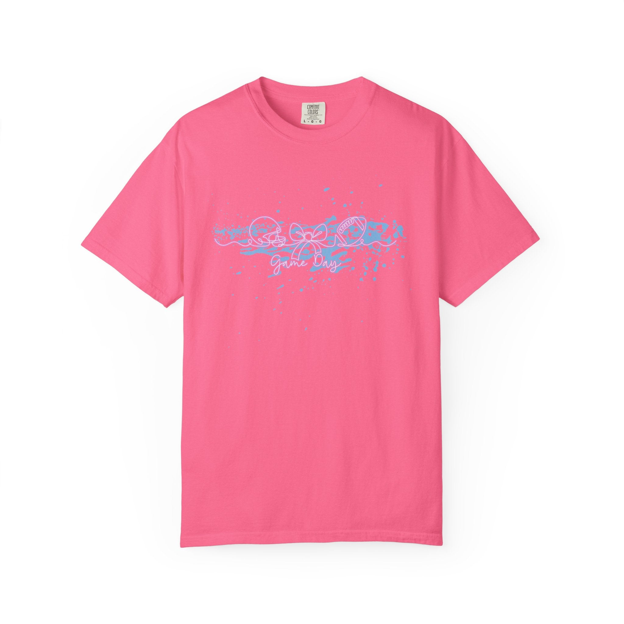 Coquette Aesthetic Football Game Day Textured Tee