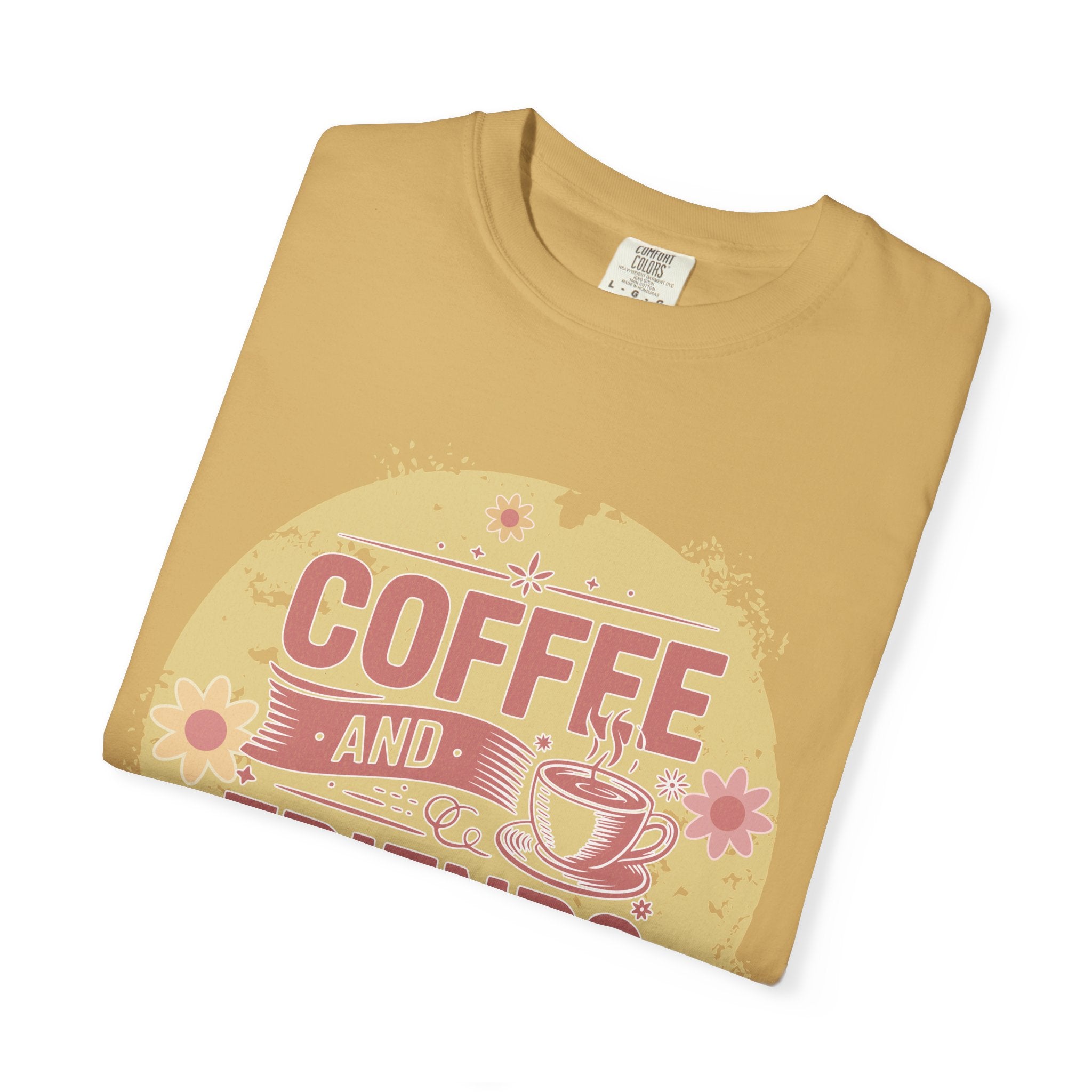 Coffee and Friends Textured T-Shirt — 'Makes the Perfect Blend' Casual Tee