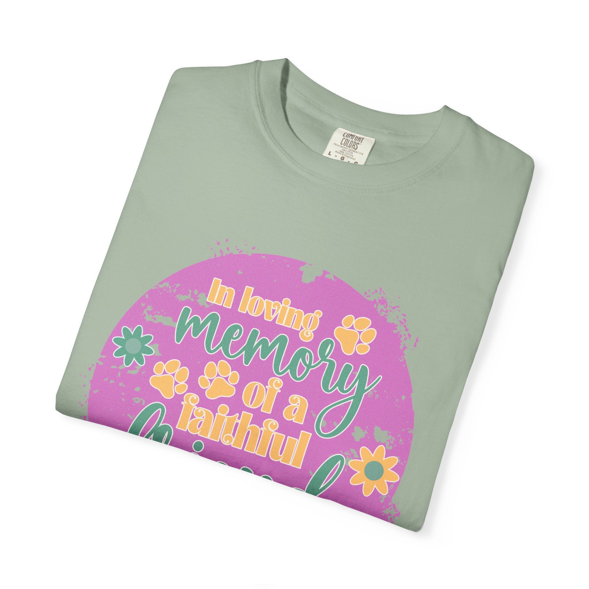 Textured Retro Faithful Friend Memorial Tee