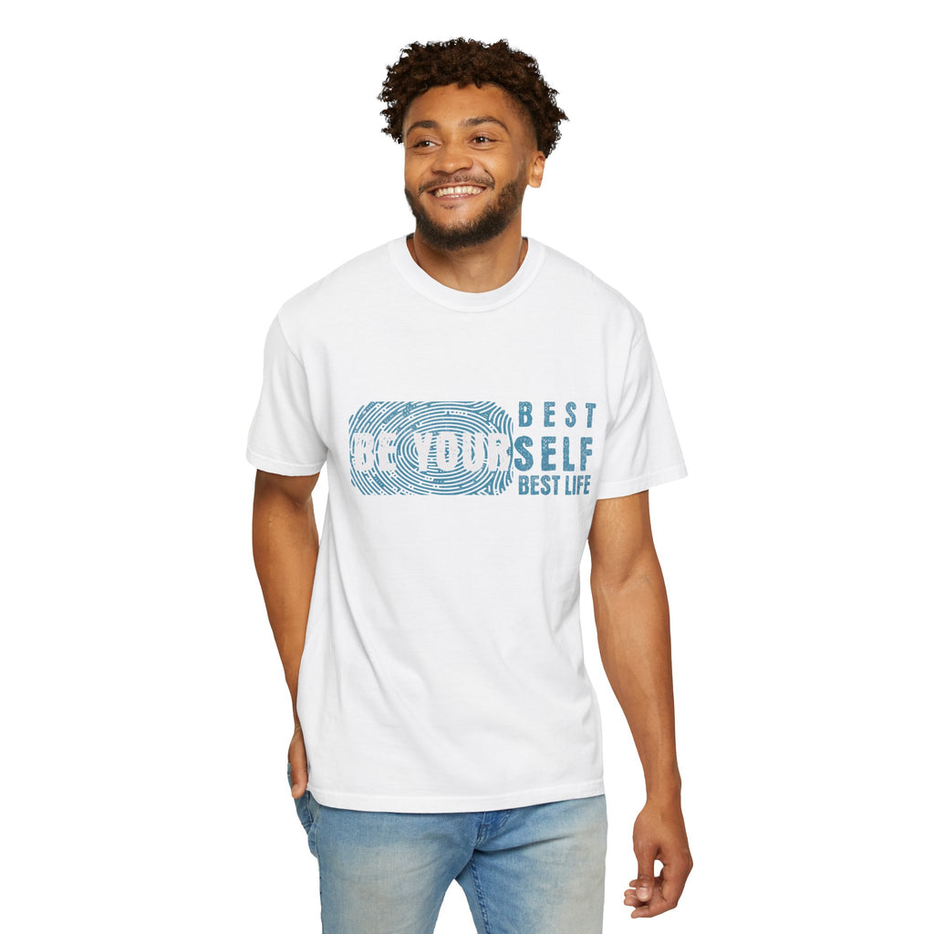 Textured Be Yourself Best Life T-Shirt