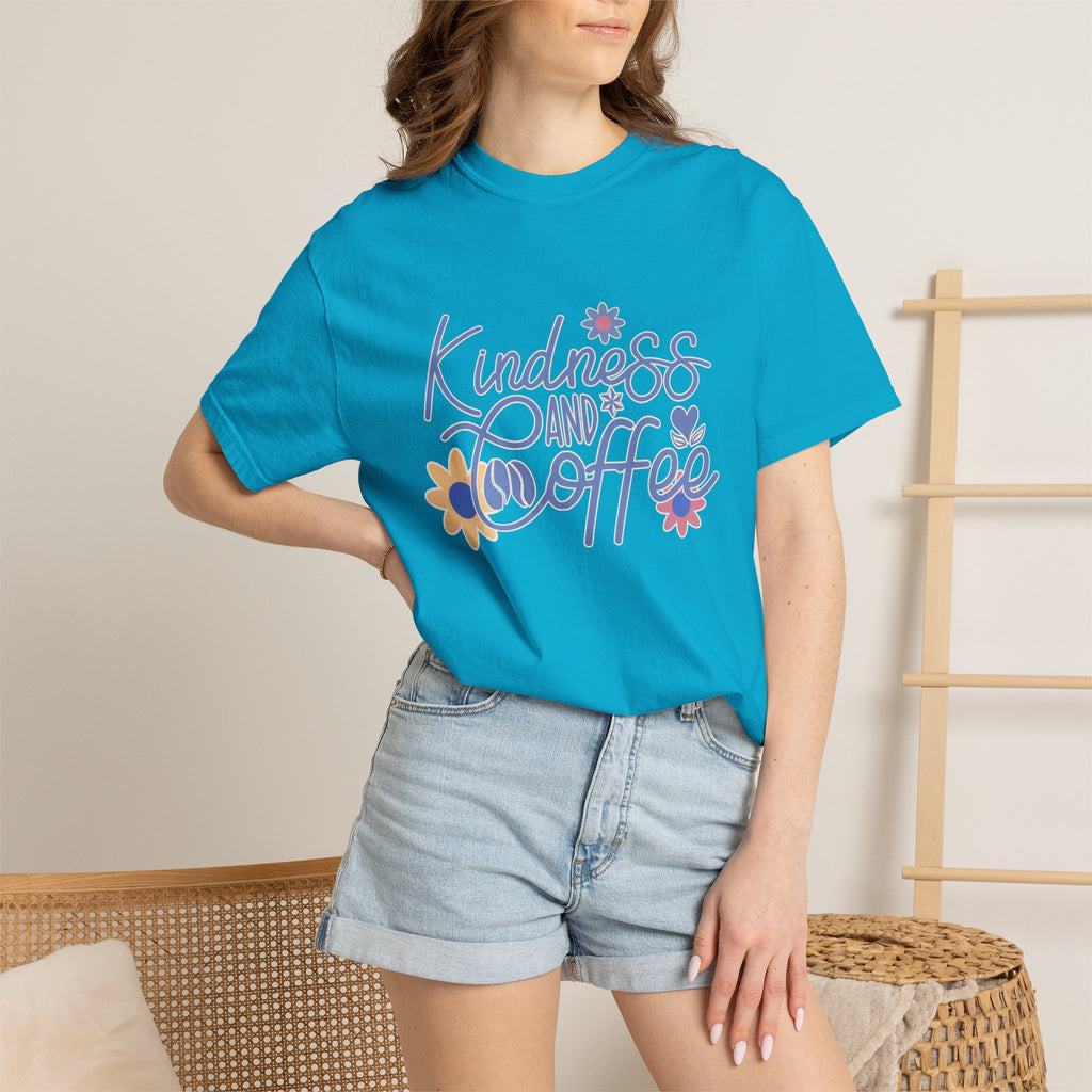 Textured Kindness and Coffee T-Shirt