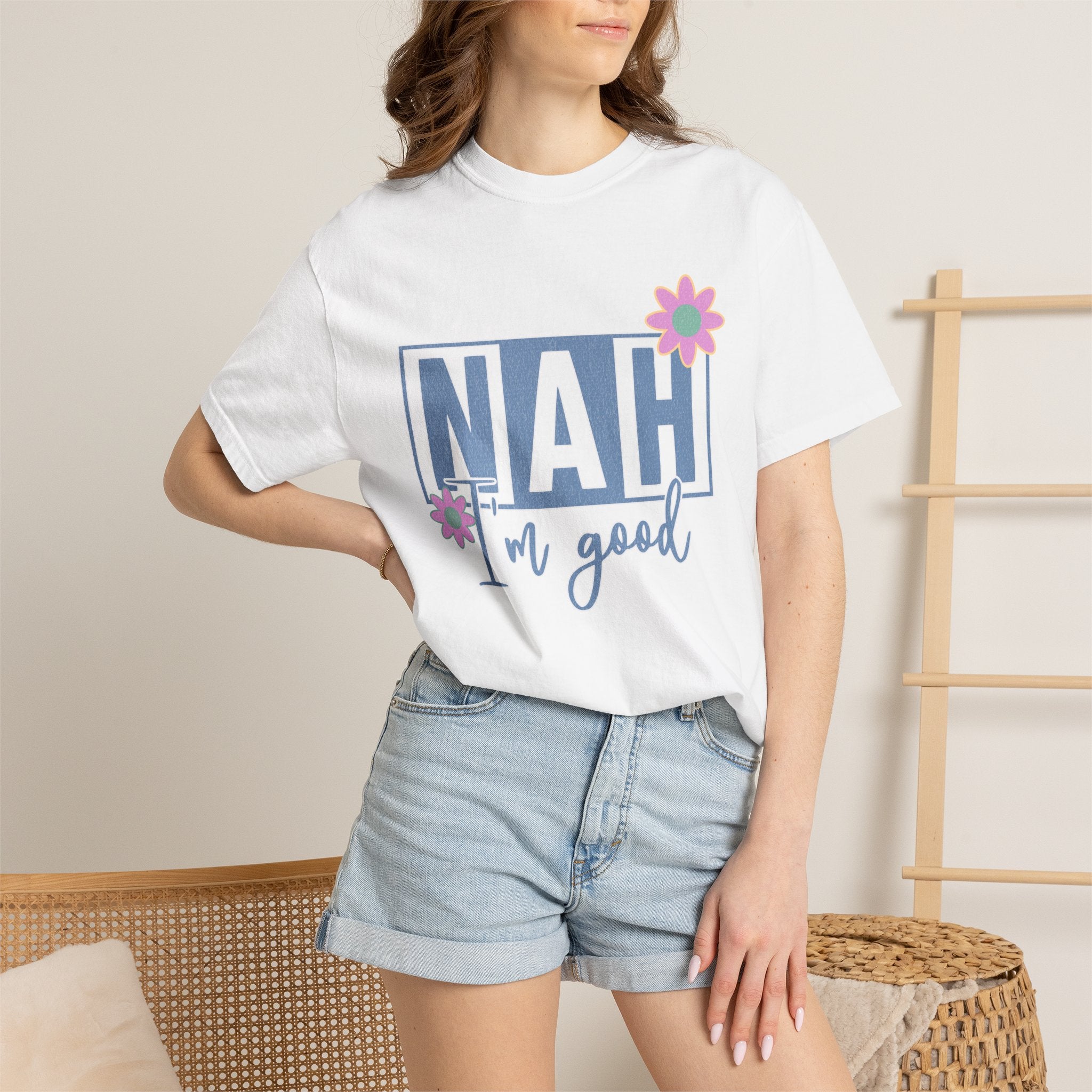 Textured Nah — I'm Good T-Shirt